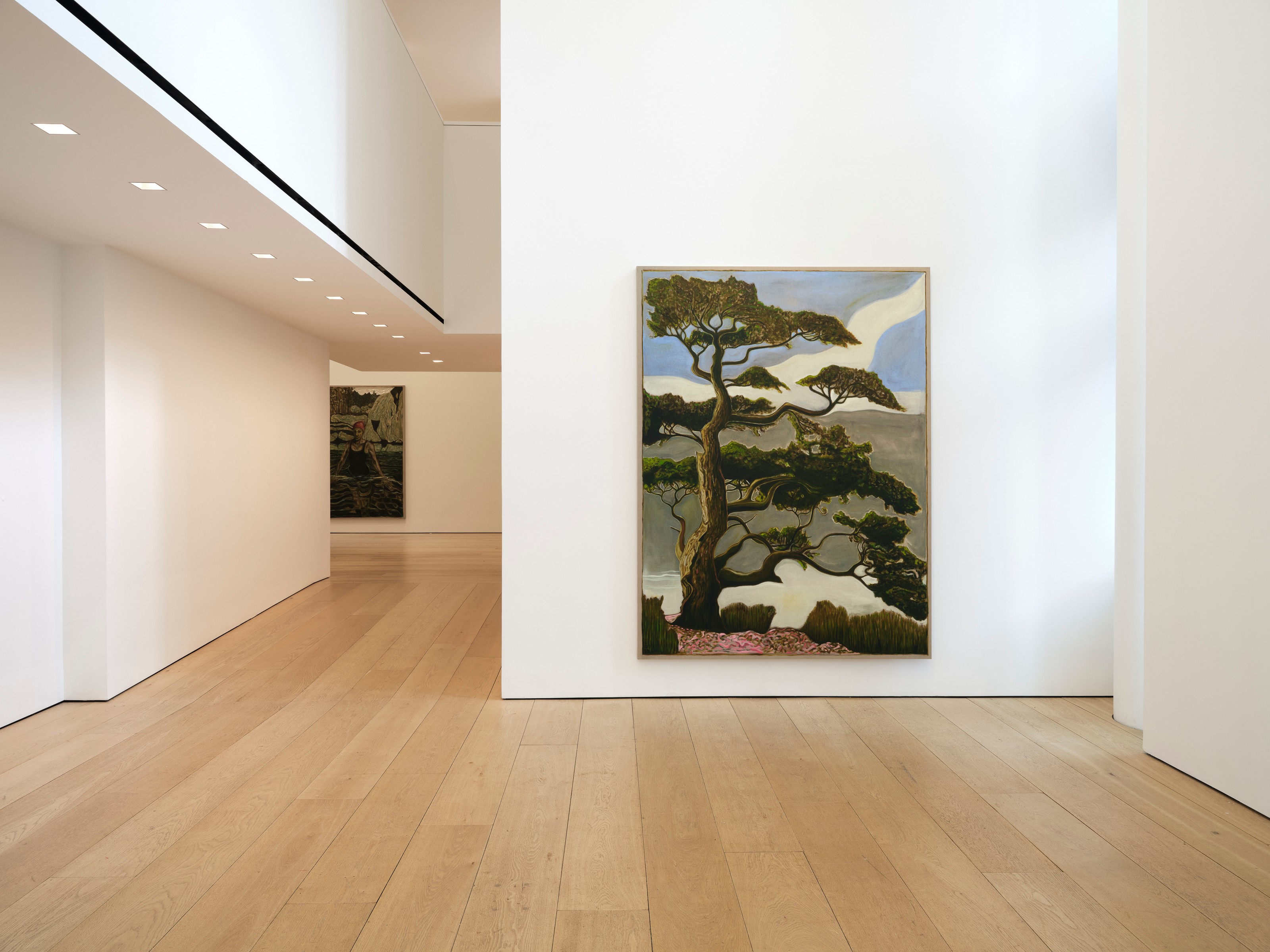 Installation view of Billy Childish at Lehmann Maupin New York