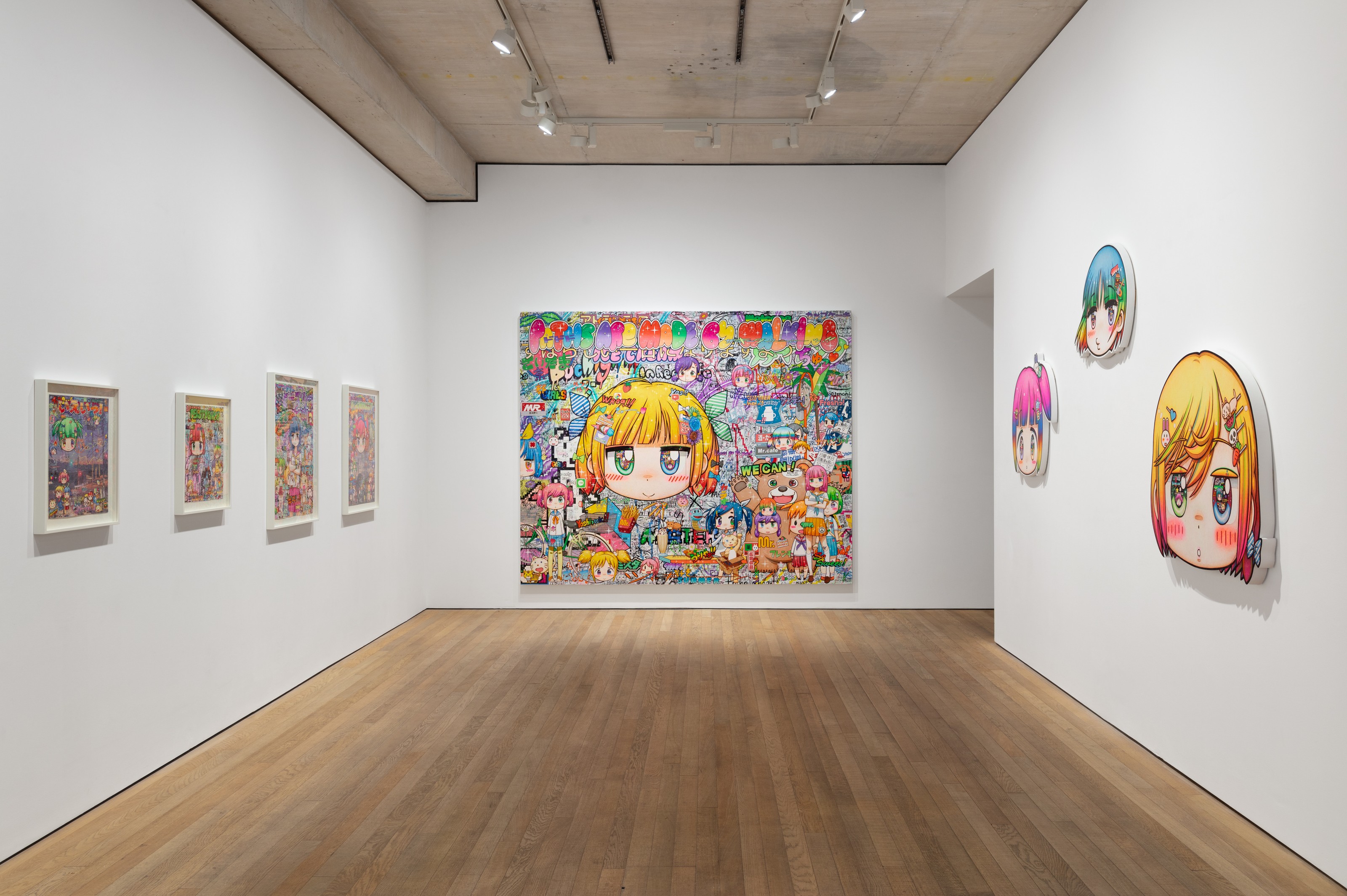 Installation view of Mr. at Lehmann Maupin London