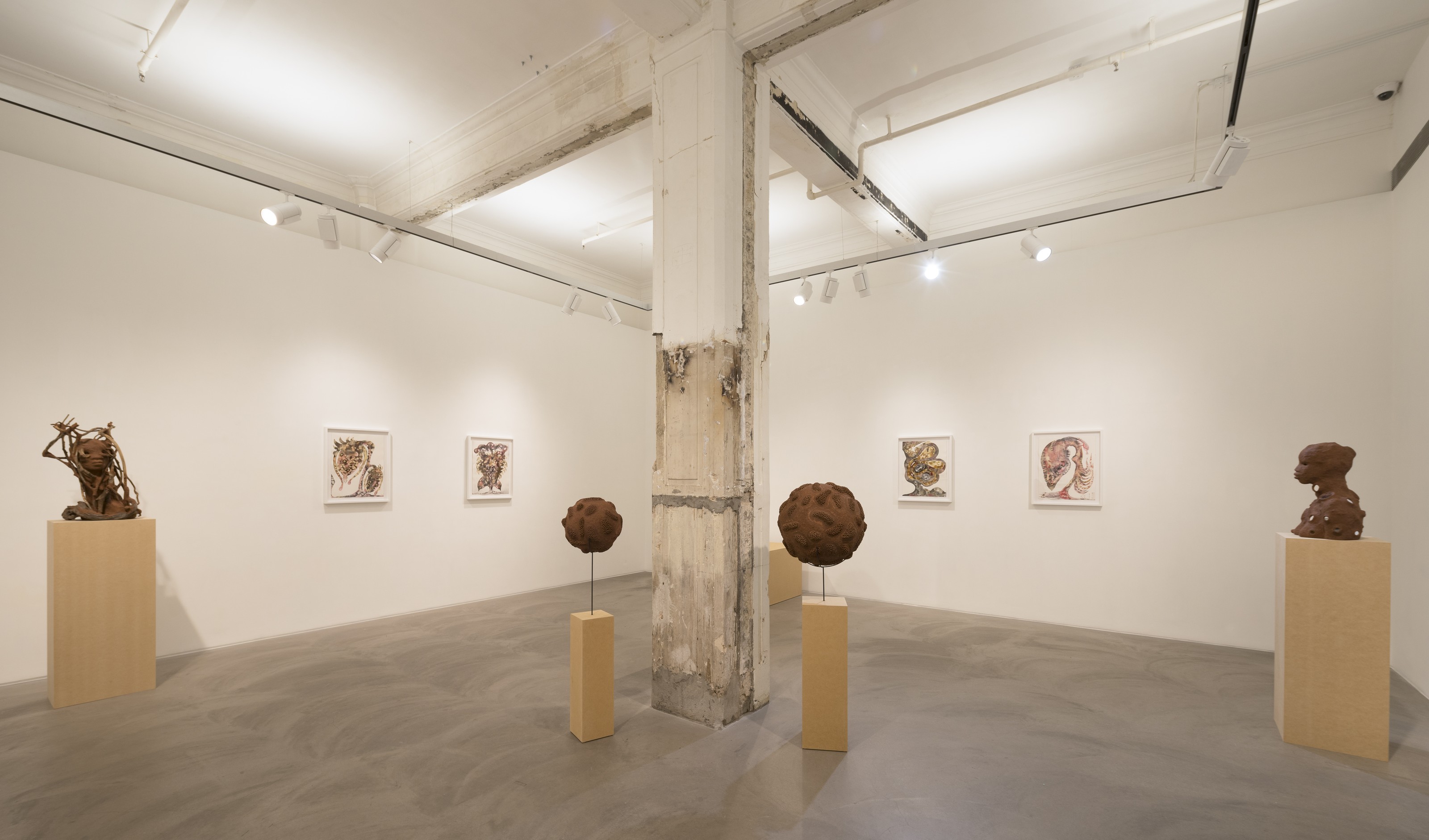 Installation view of Wangechi Mutu at Lehmann Maupin Hong Kong