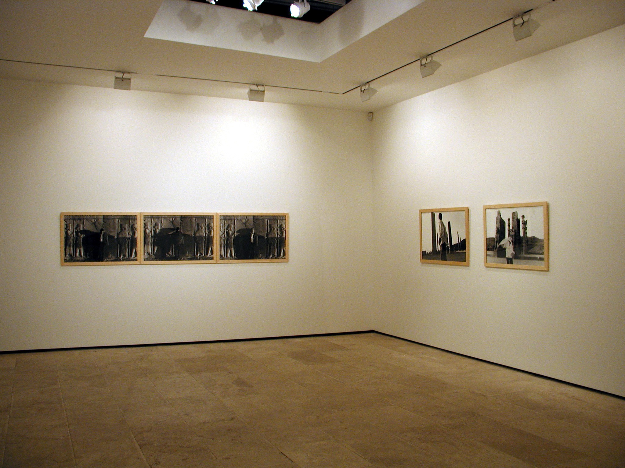 Installation view of Sadegh Tirafkan at Lehmann Maupin New York