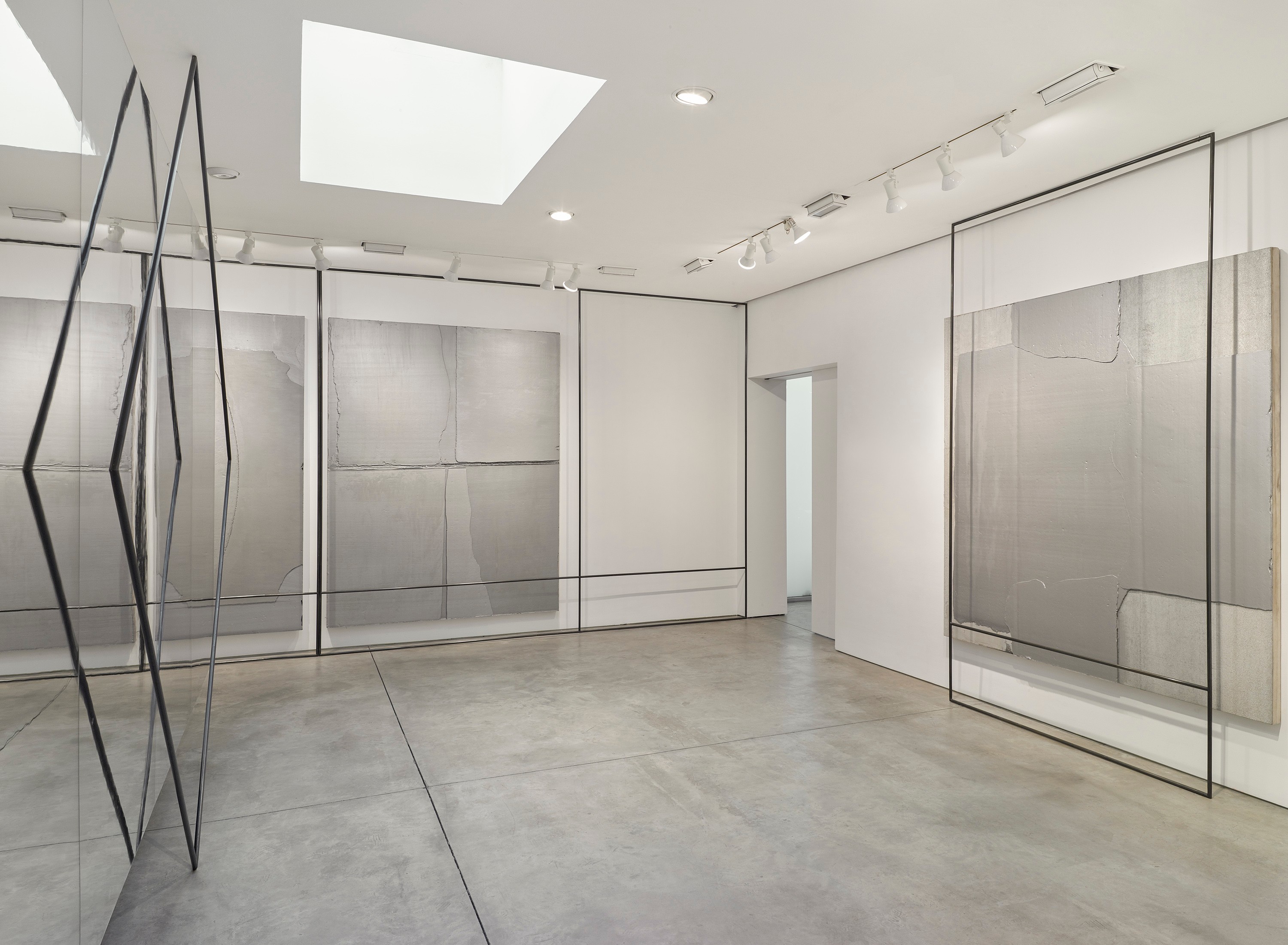 Installation view of Liu Wei at Lehmann Maupin New York