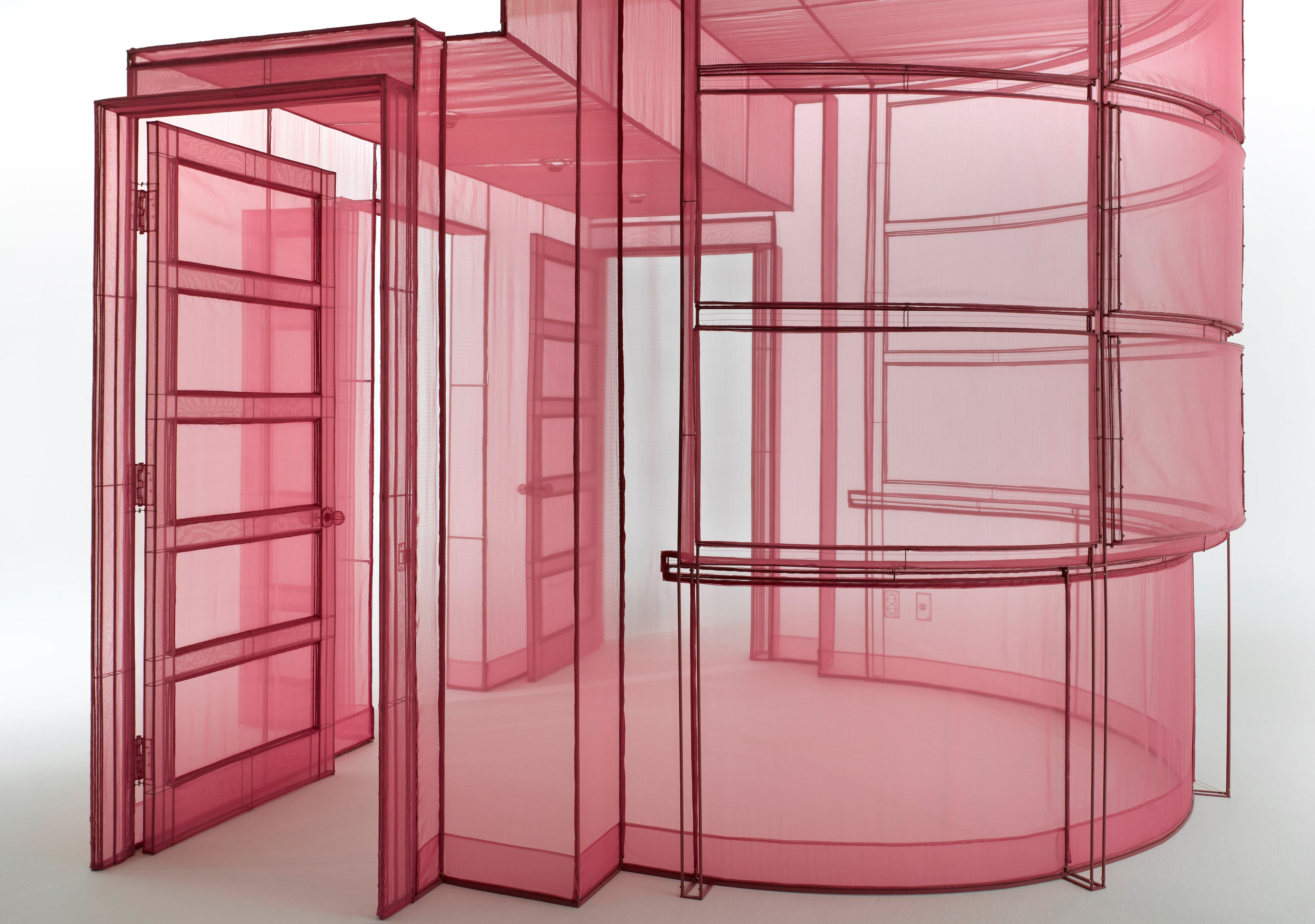 Detail of installation by Do Ho Suh