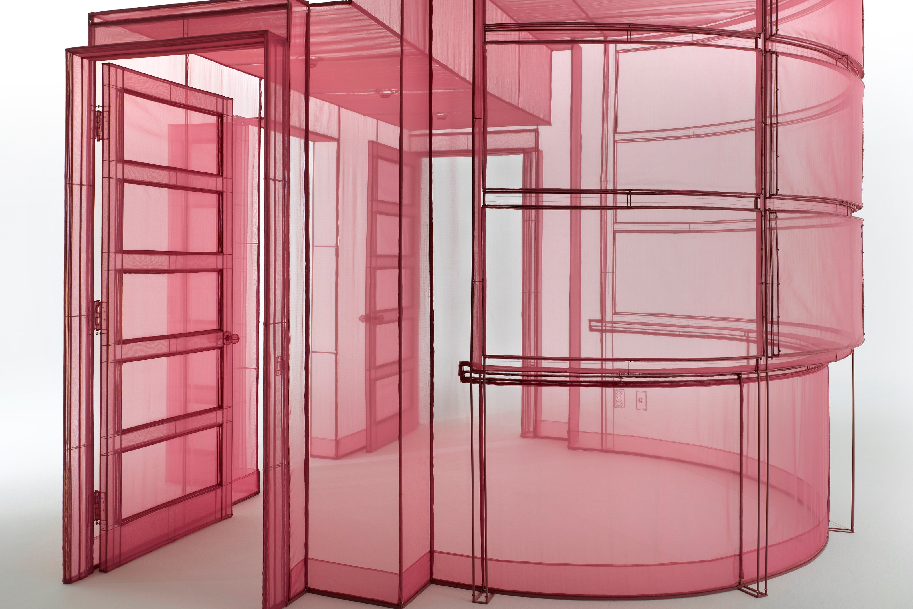 Detail of installation by Do Ho Suh