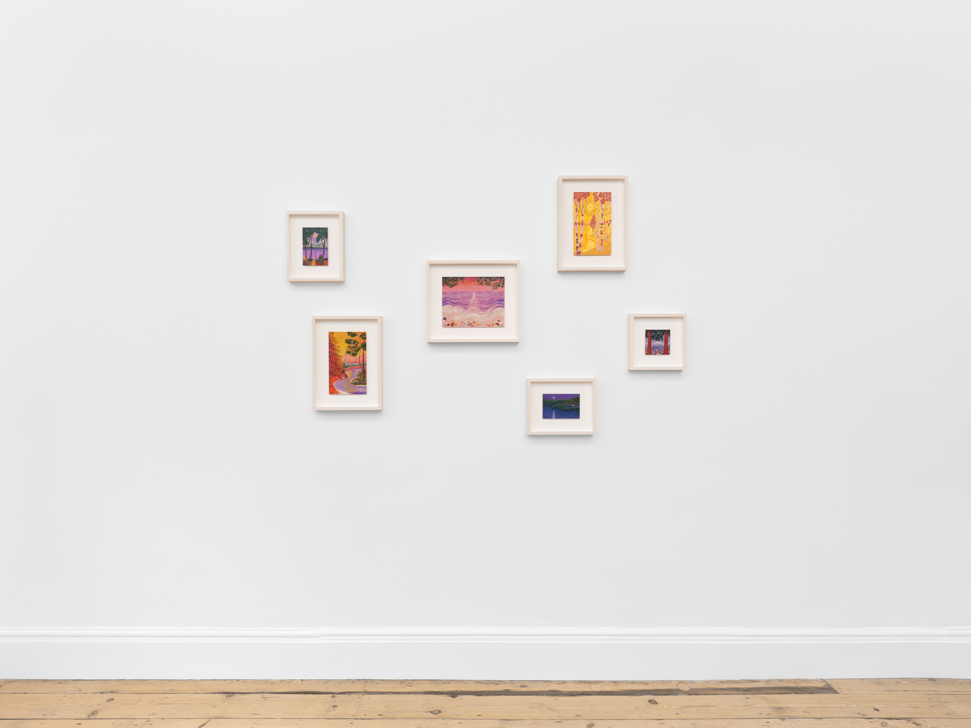 Installation view of Freya Douglas-Morris at Lehmann Maupin London