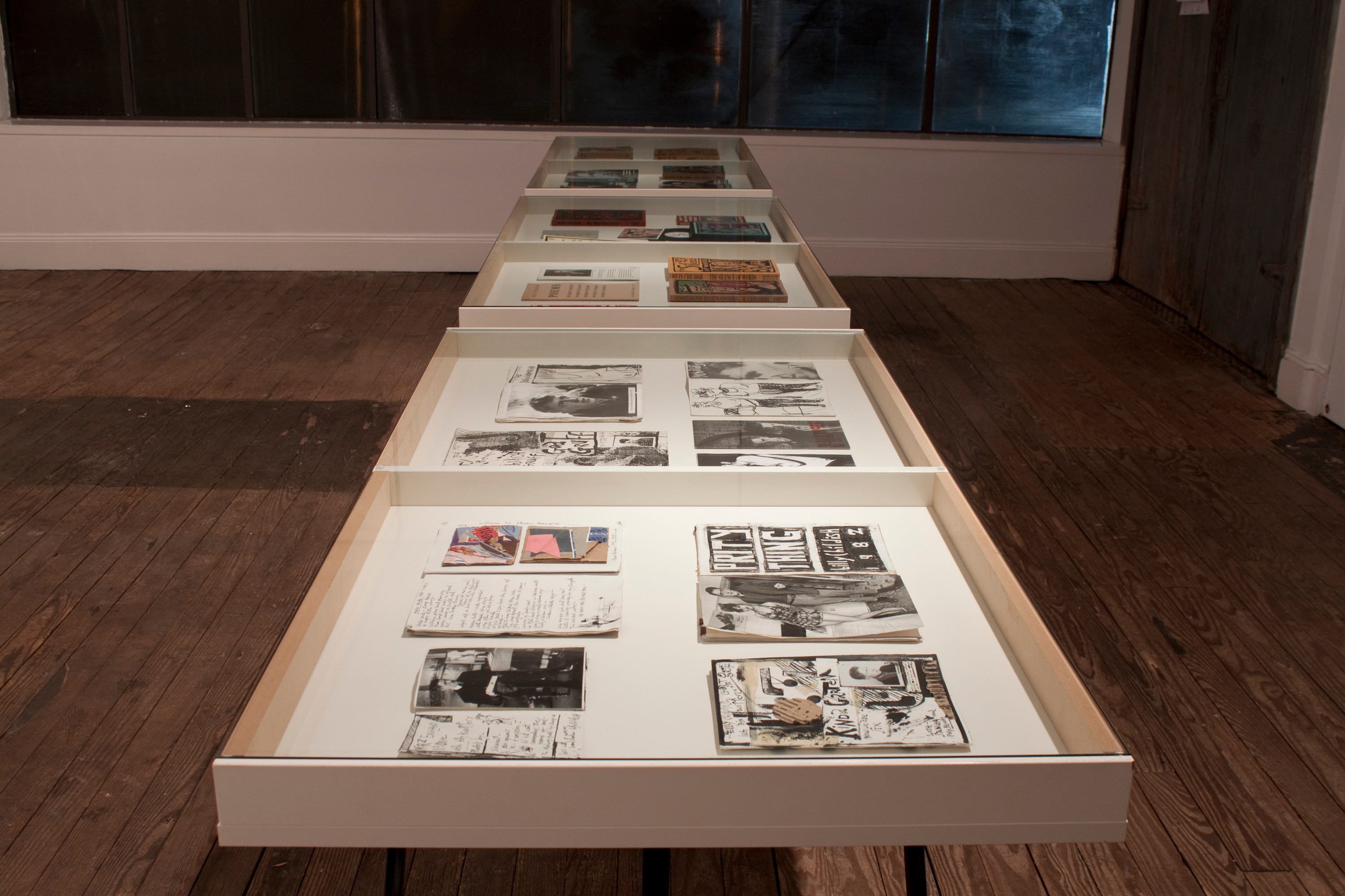 Installation view of I Am the Billy Childish at Lehmann Maupin New York