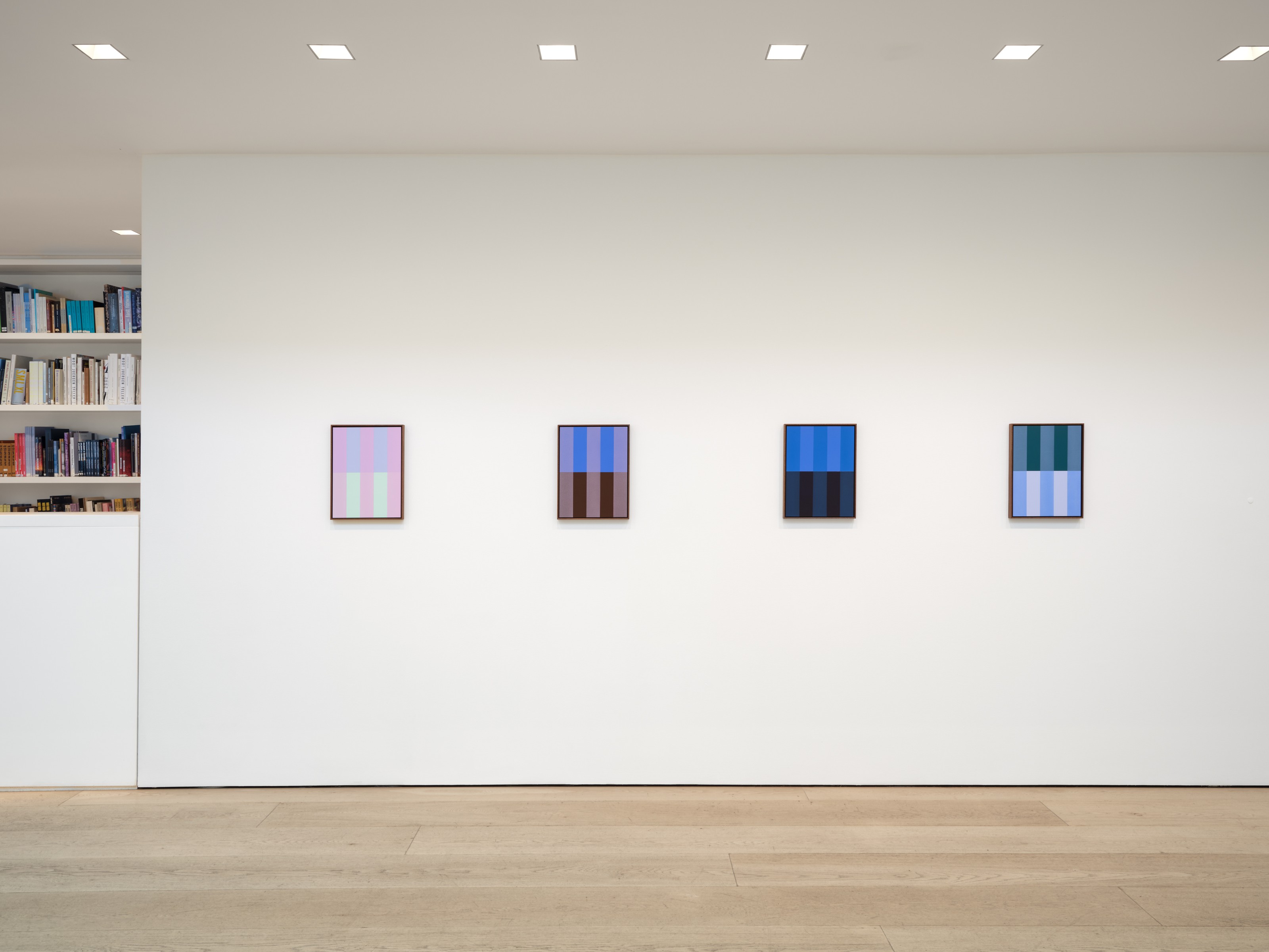 Installation view of Rana Begum at Lehmann Maupin New York