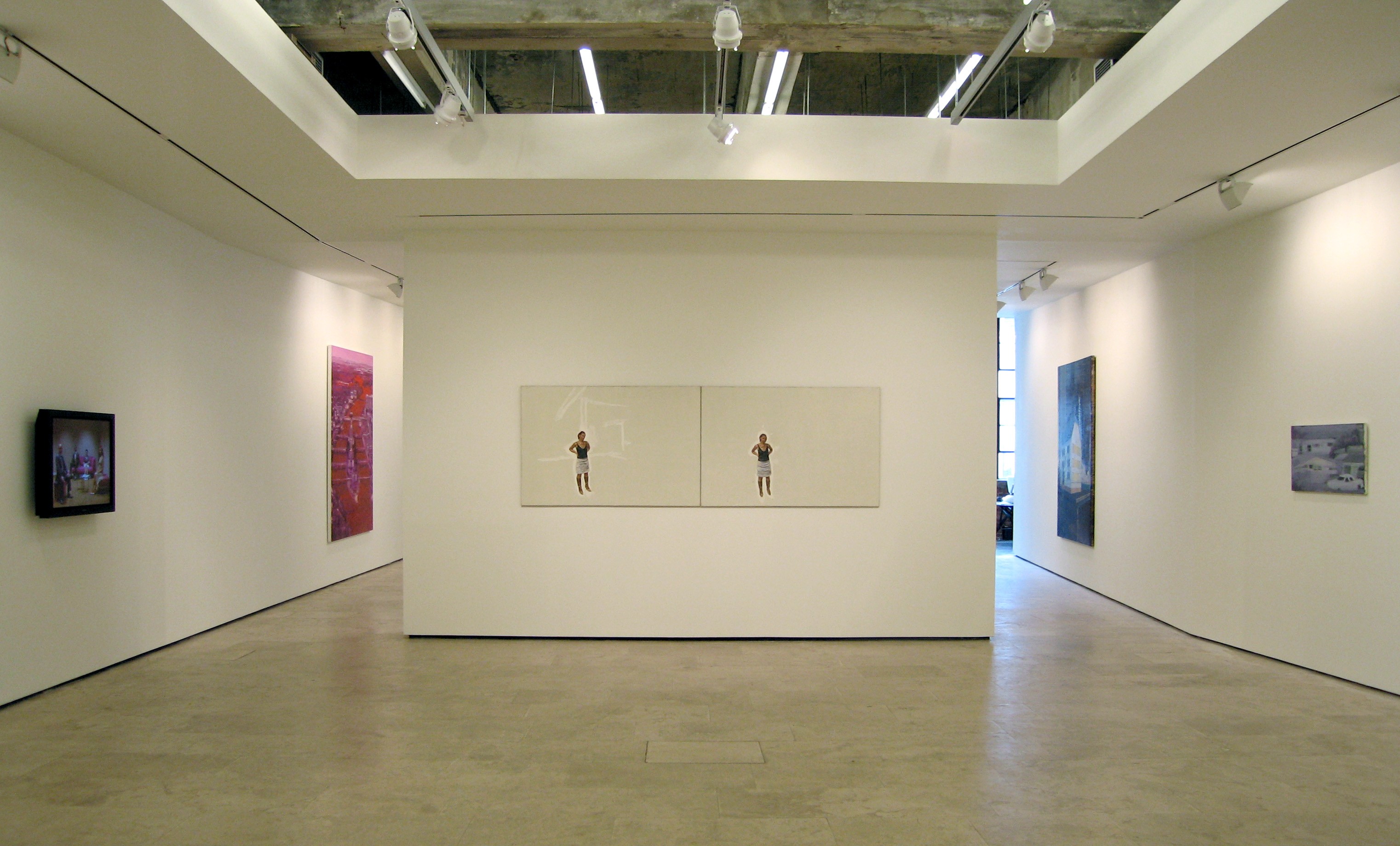 Installation view of Fresh Paint at Lehmann Maupin New York