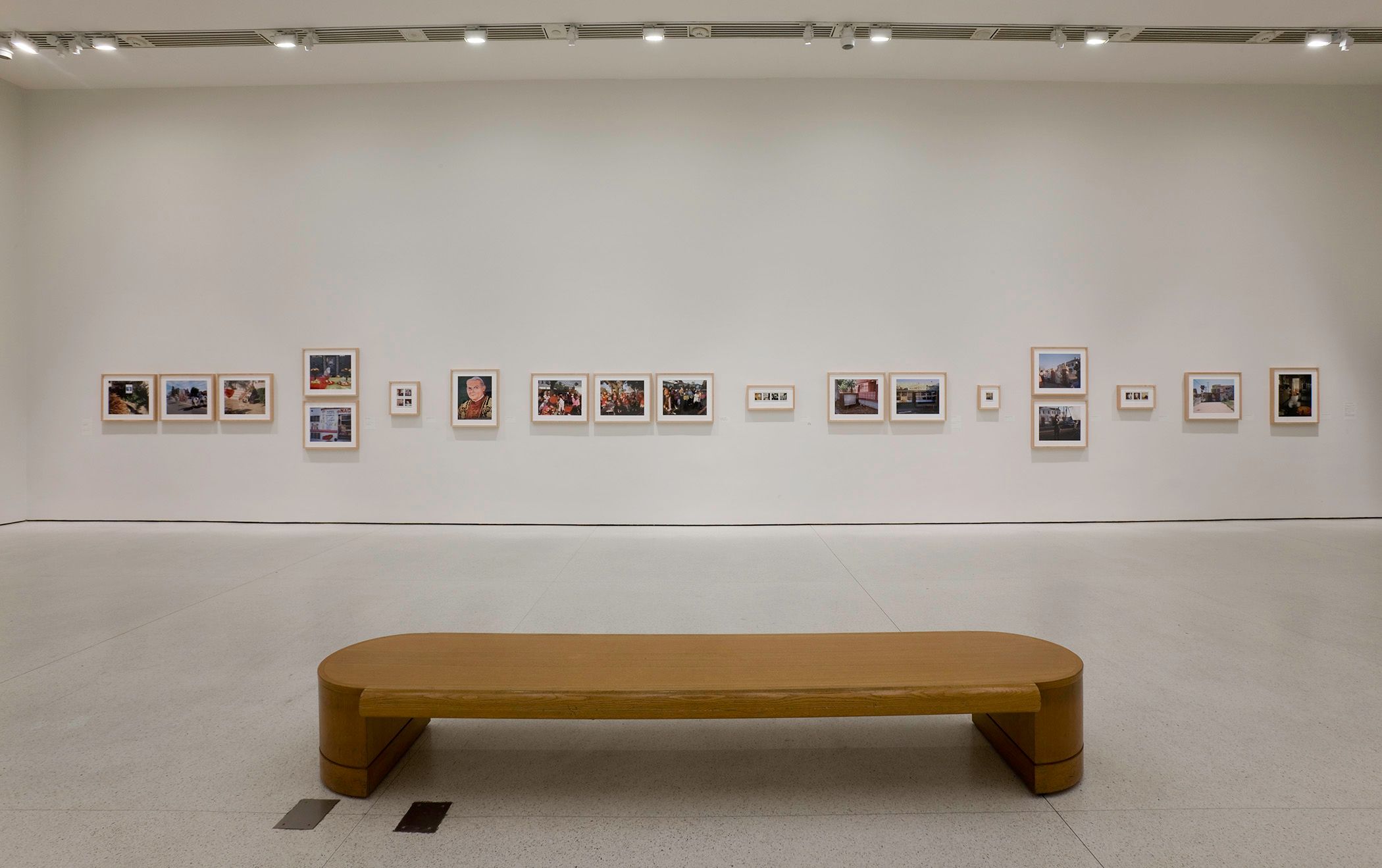 Installation view of American Photographer at Solomon R. Guggenheim Museum