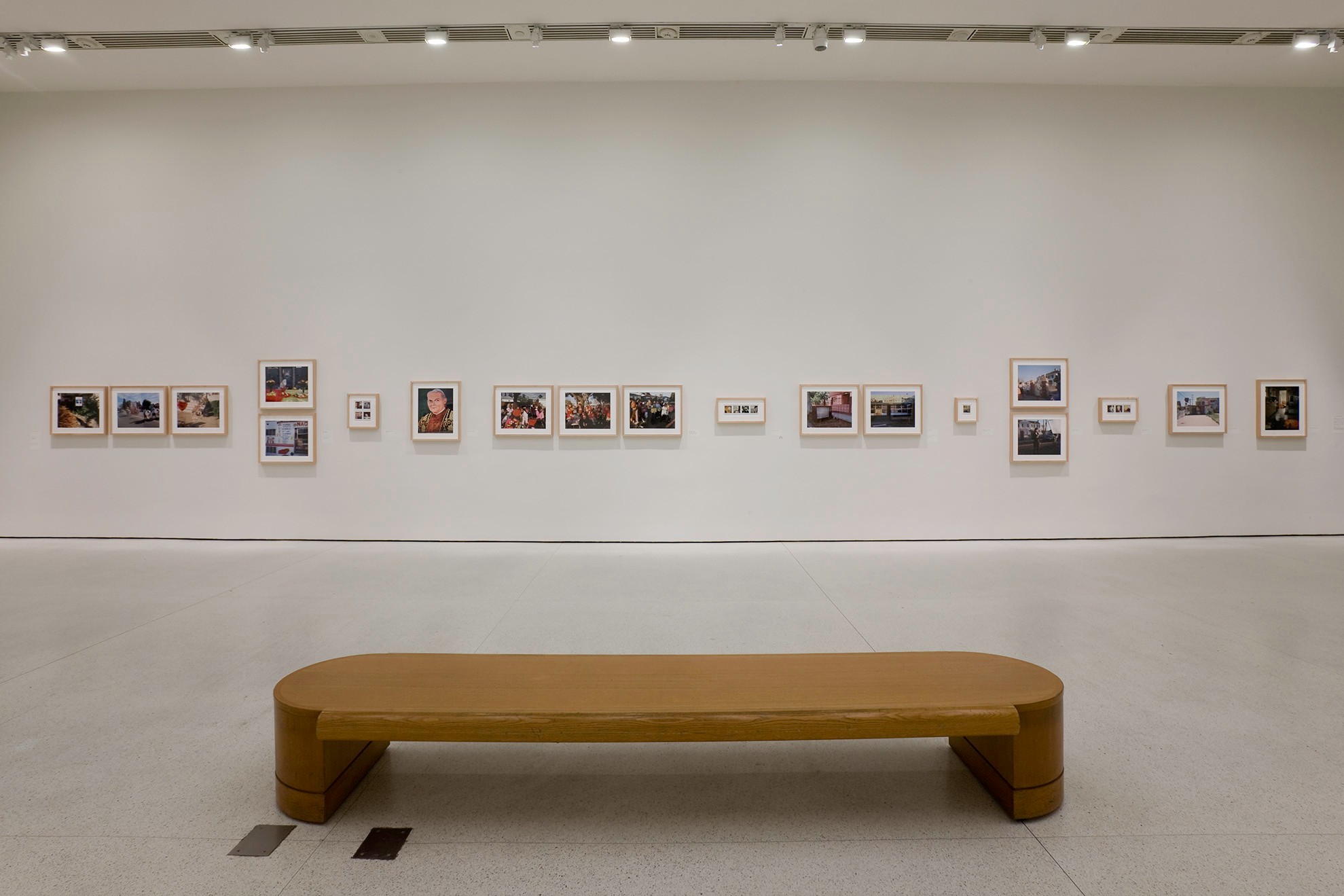 Installation view of American Photographer at Solomon R. Guggenheim Museum