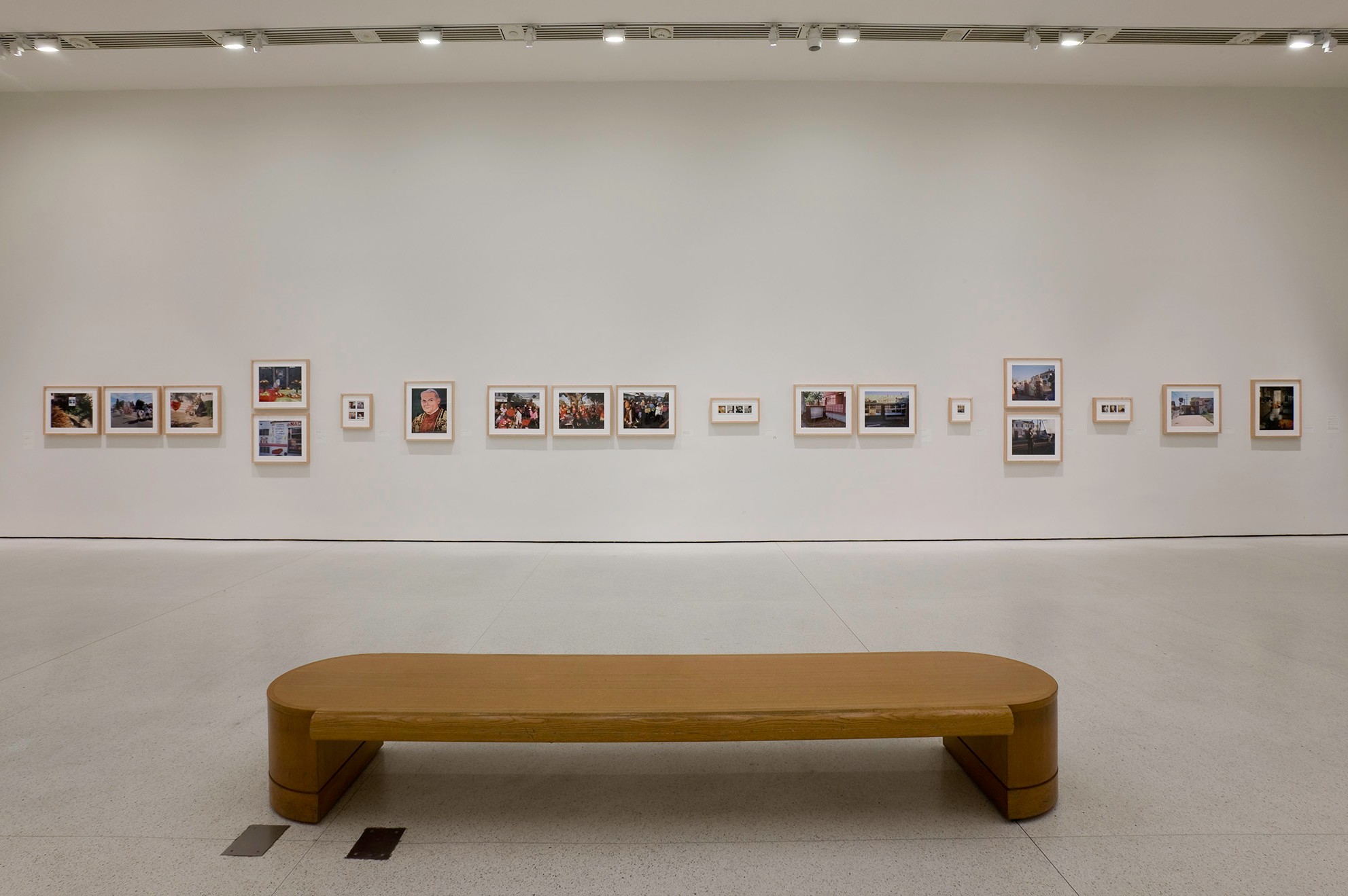 Installation view of American Photographer at Solomon R. Guggenheim Museum