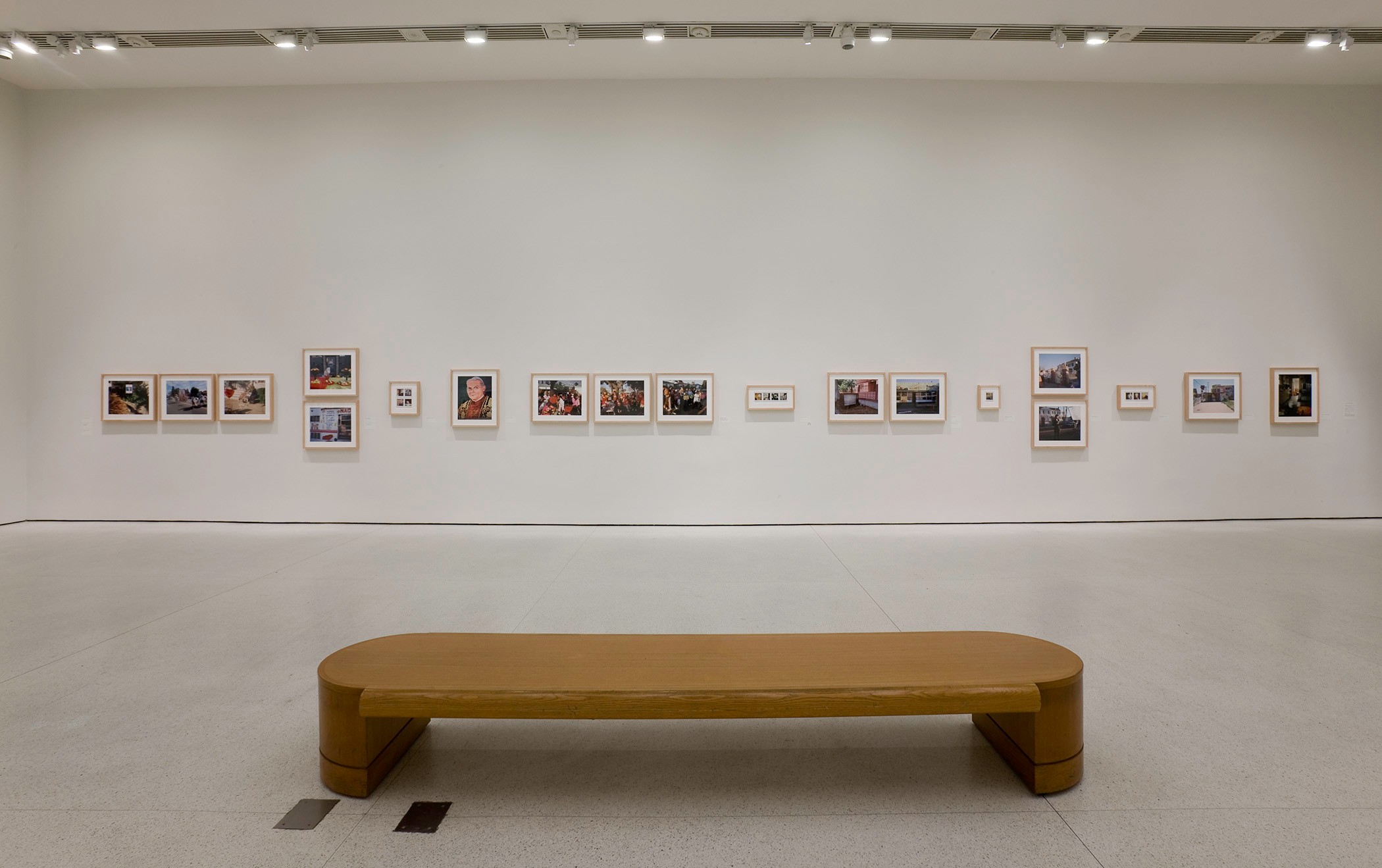 Installation view of American Photographer at Solomon R. Guggenheim Museum
