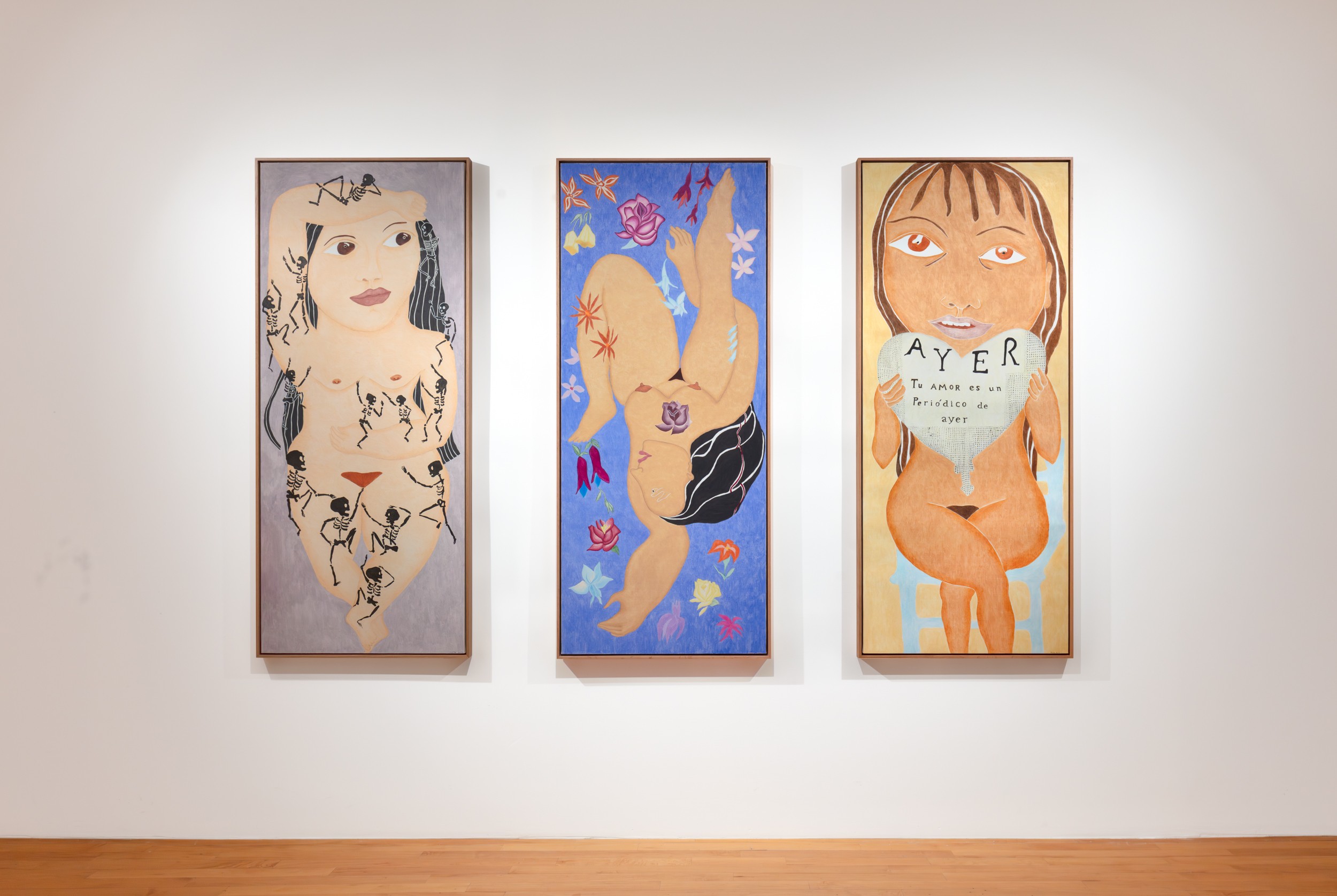 Installation view of Cecilia Vicuña at MASS MoCA