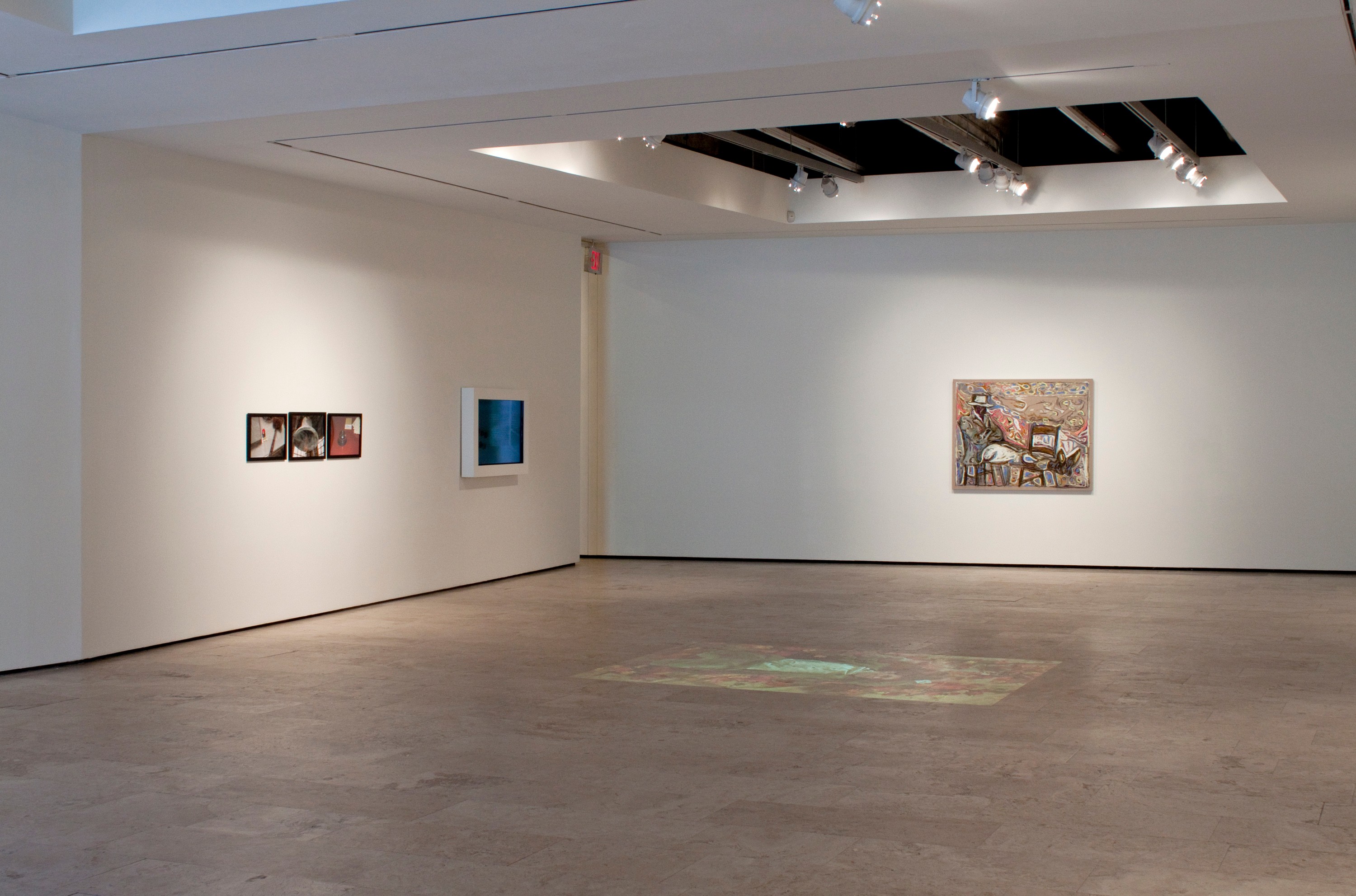Installation view of On Shuffle at Lehmann Maupin New York