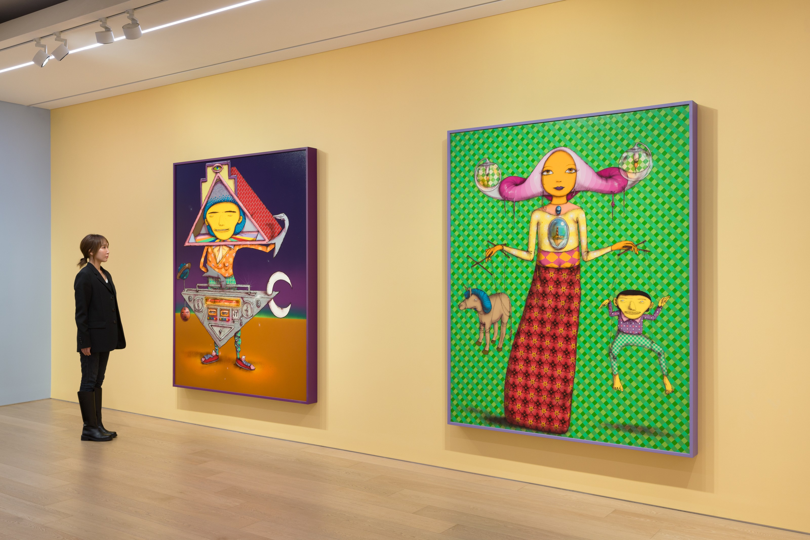 Installation view of OSGEMEOS at Lehmann Maupin Seoul