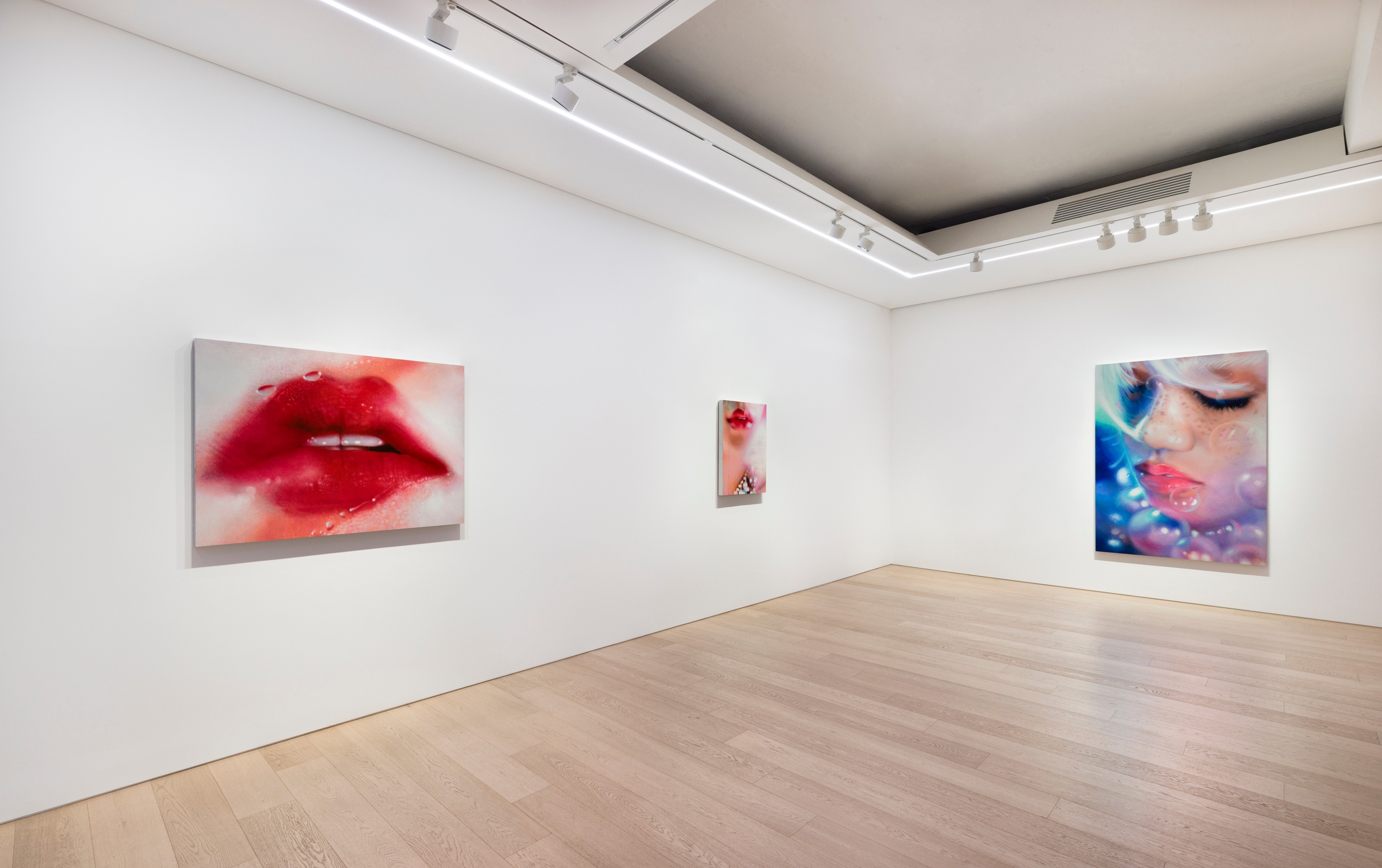Installation view of Marilyn Minter at Lehmann Maupin Seoul