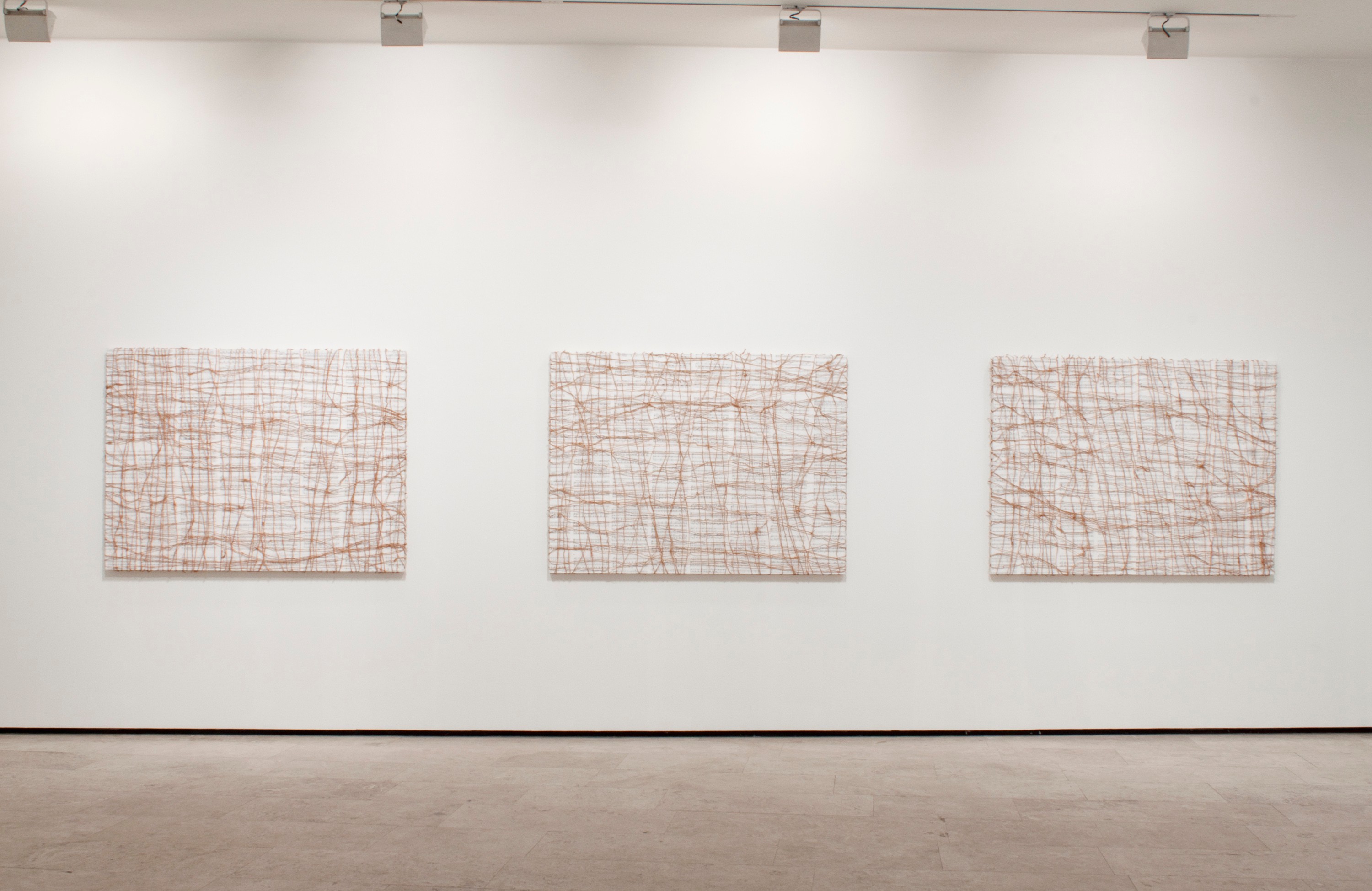 Installation view of Tim Rollins and K.O.S. at Lehmann Maupin New York