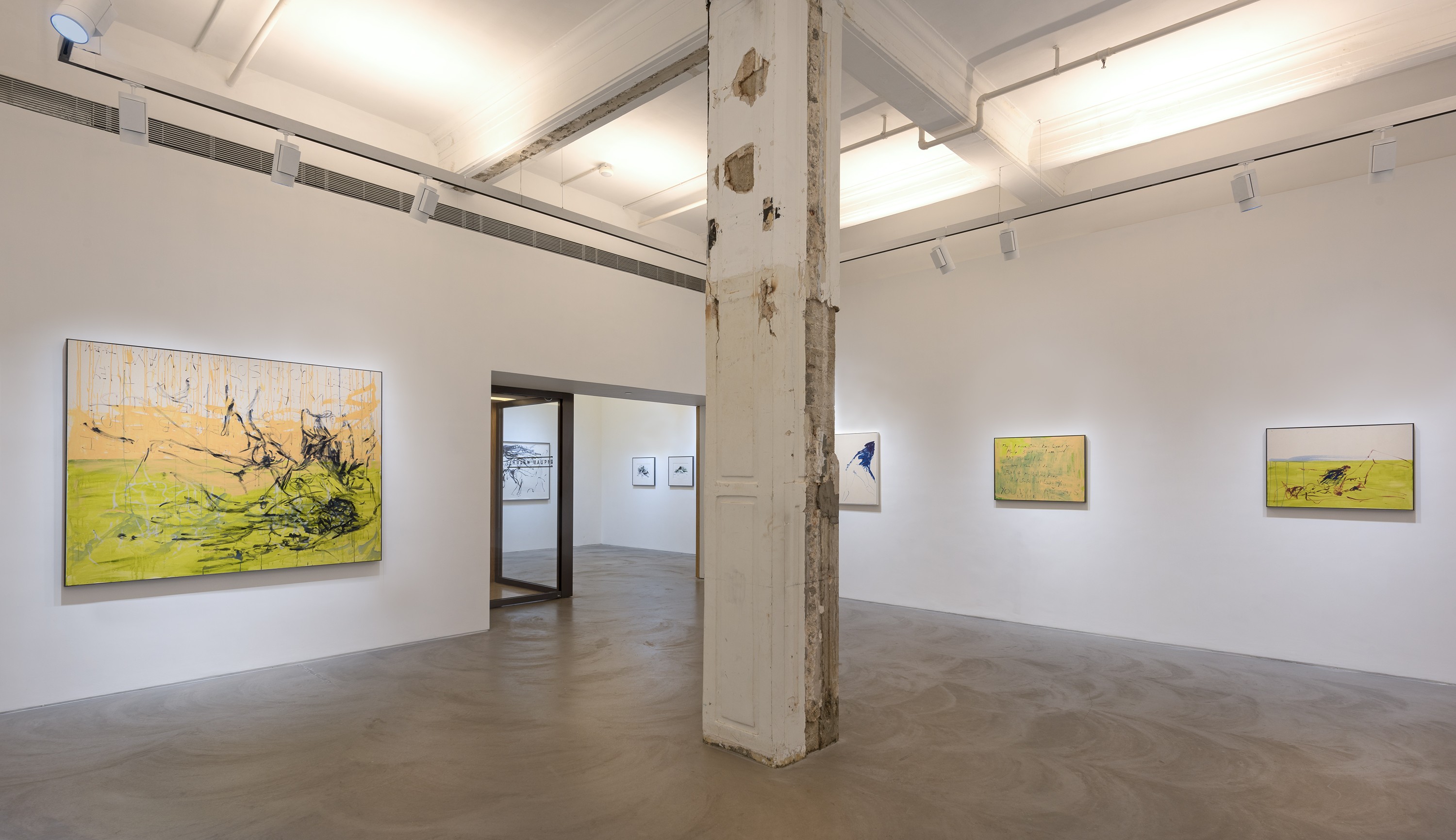Installation view of I Cried Because I Love You at Lehmann Maupin Hong Kong