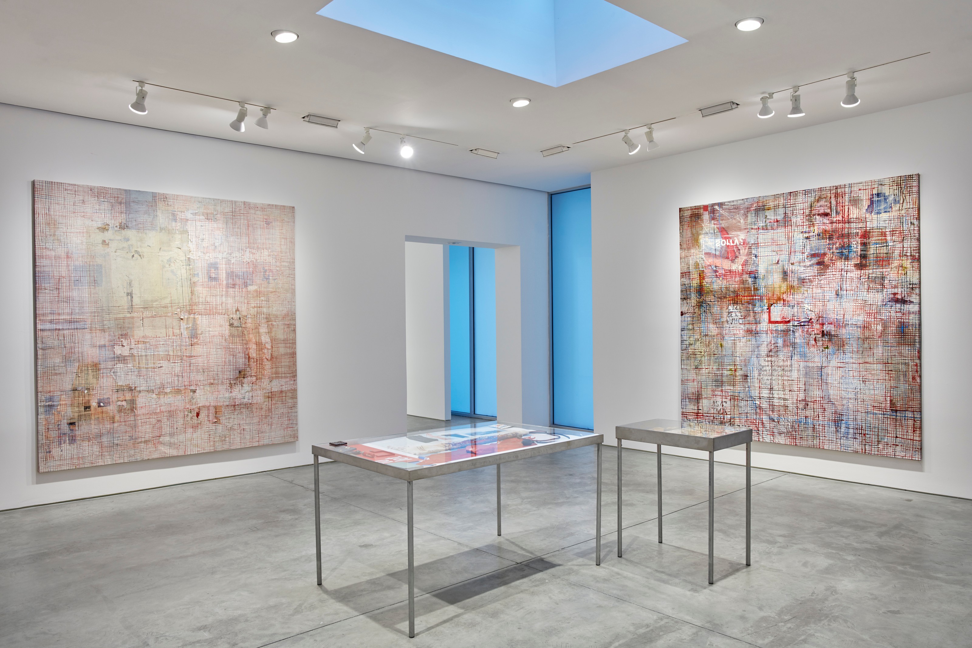 Installation view of Mandy El-Sayegh at Lehmann Maupin New York