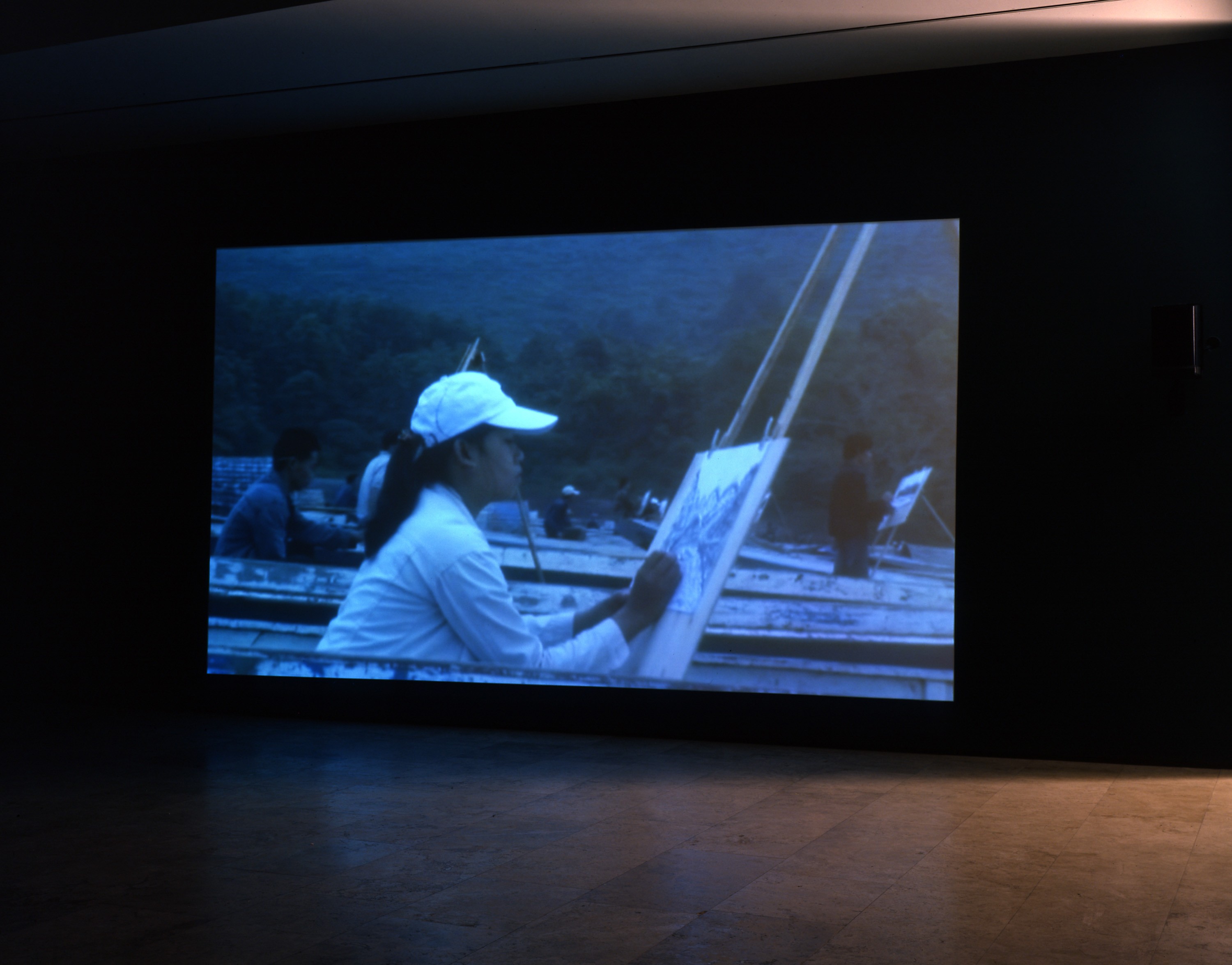 Installation view of The Ground, the root, and the air at Lehmann Maupin New York