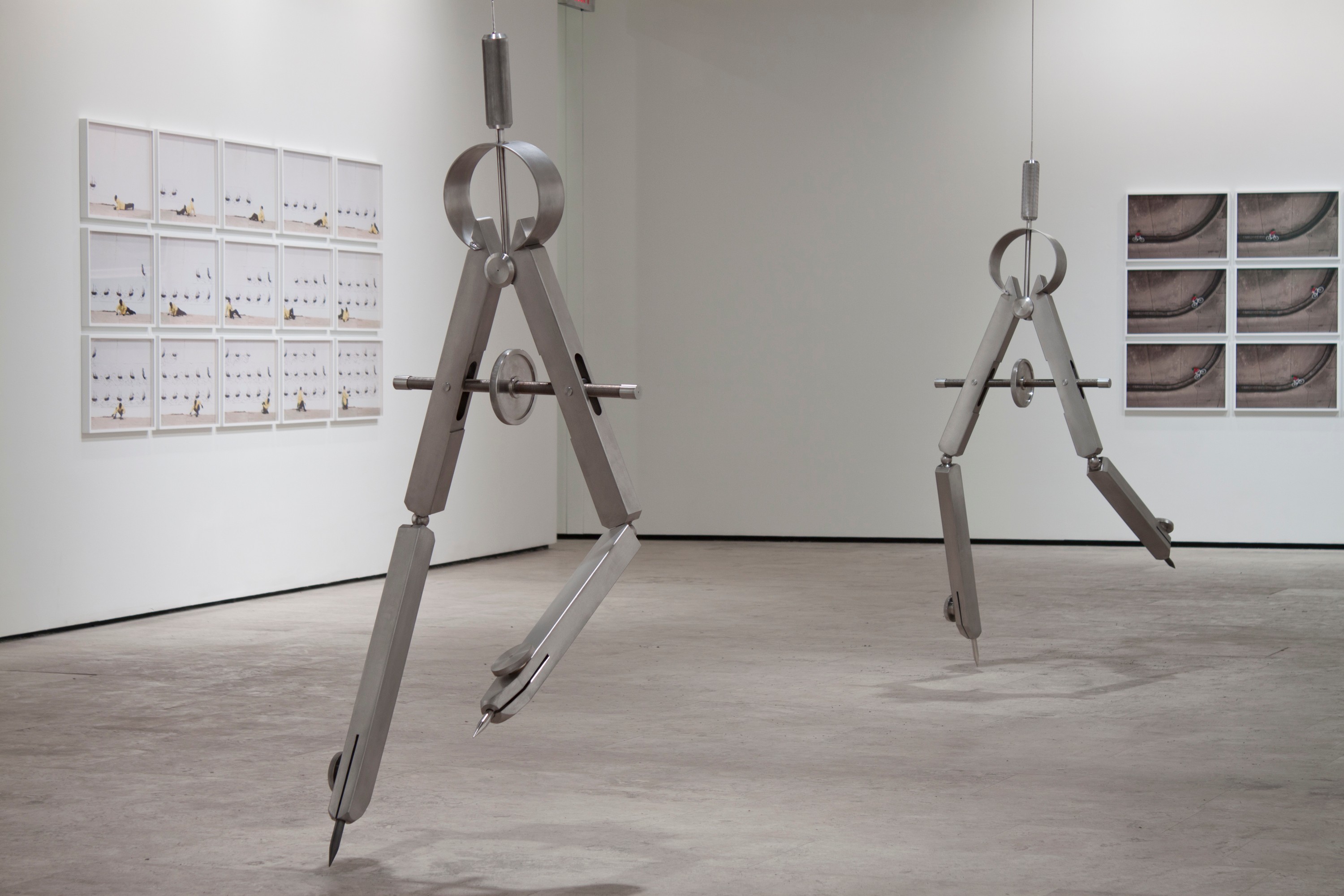 Installation view of Take Your Mind Off The Street at Lehmann Maupin New York