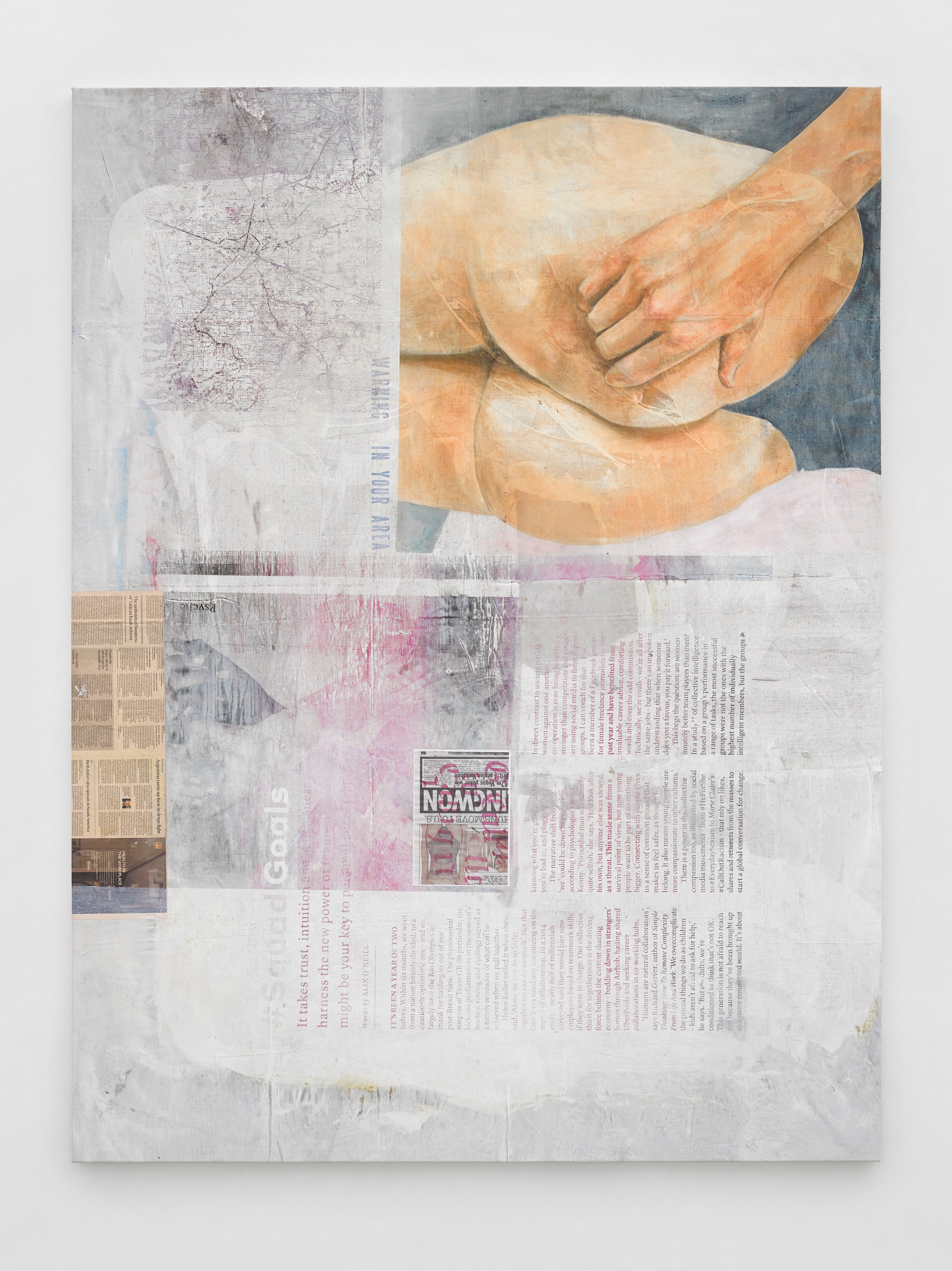 Painting by Mandy El-Sayegh