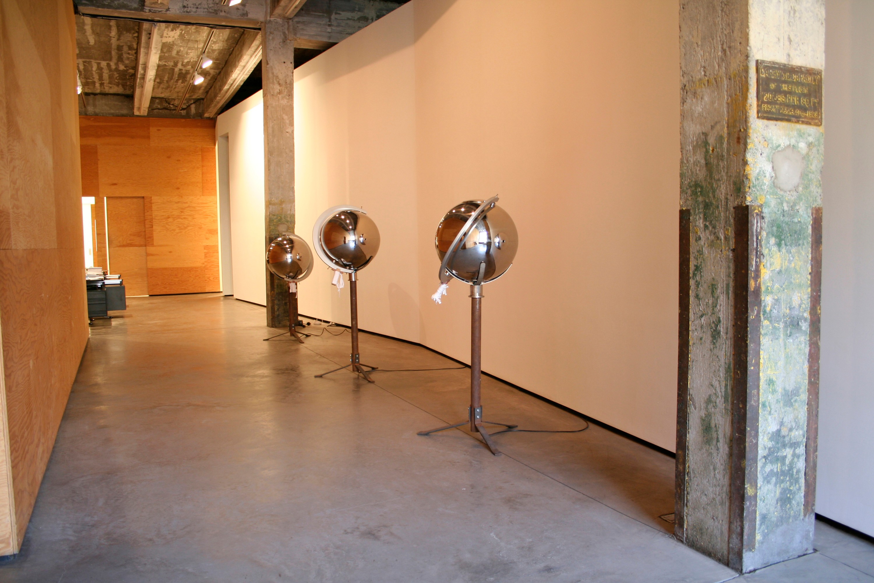 Installation view of The Ground, the root, and the air at Lehmann Maupin New York