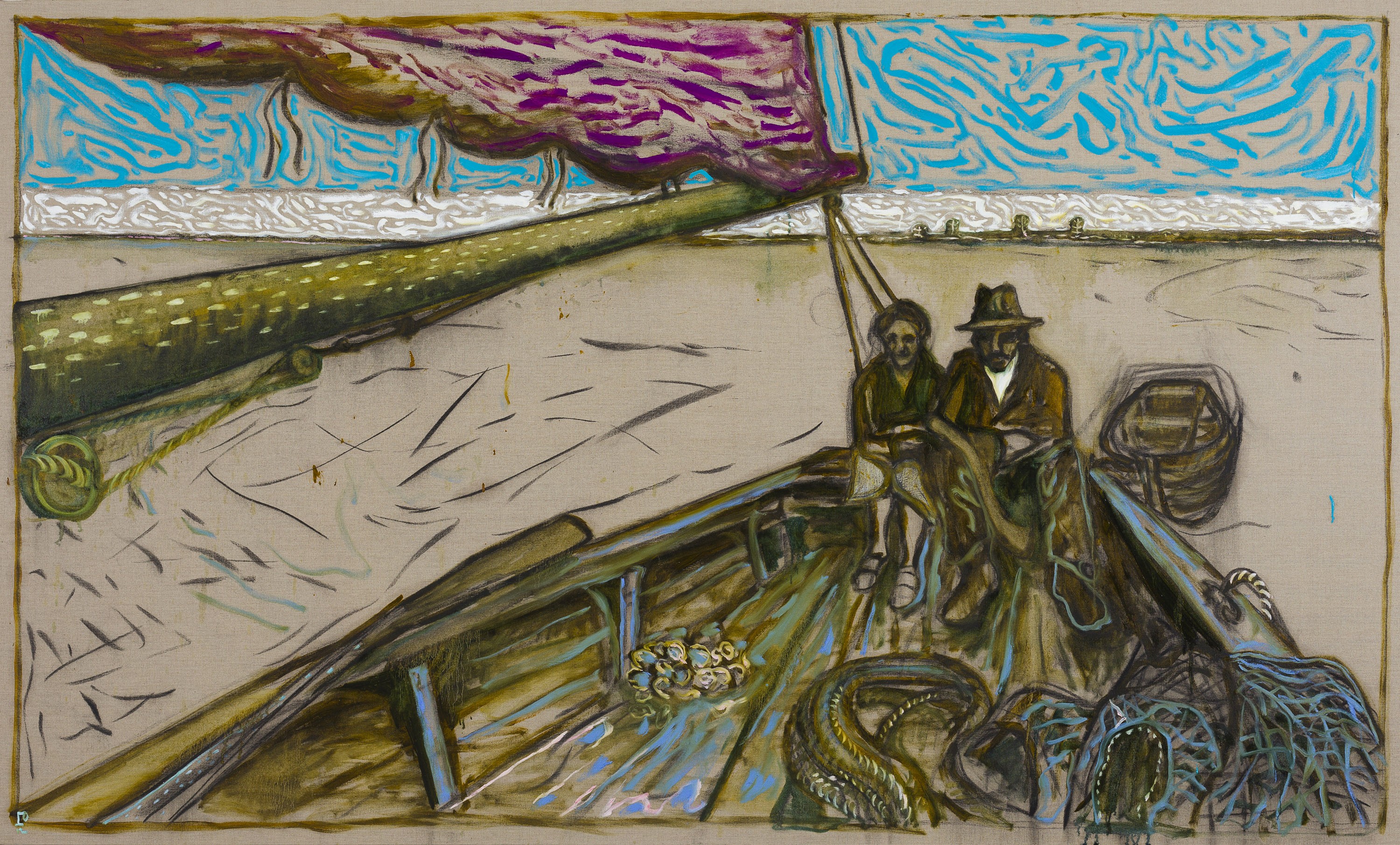 Painting by Billy Childish