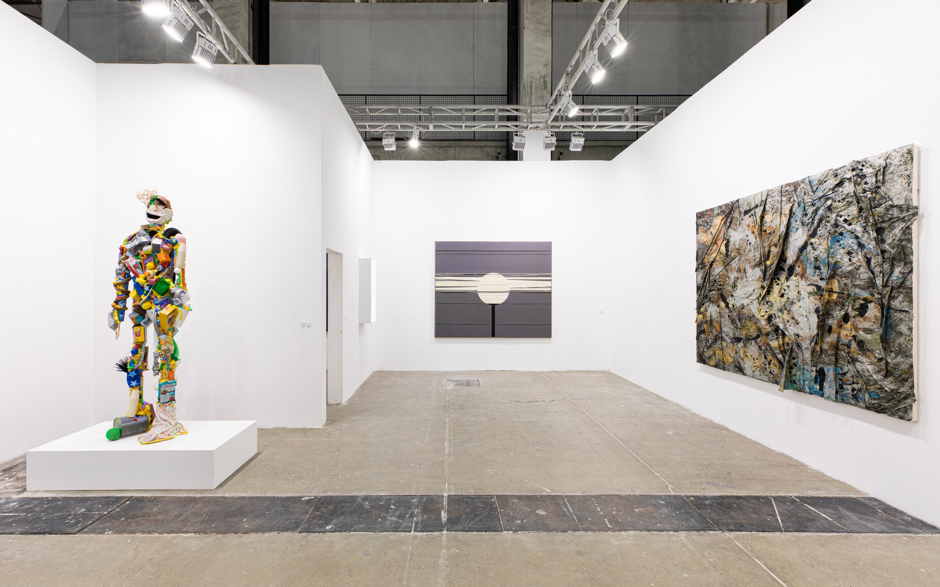 Installation view of Lehmann Maupin, Booth A121 at West Bund Art & Design