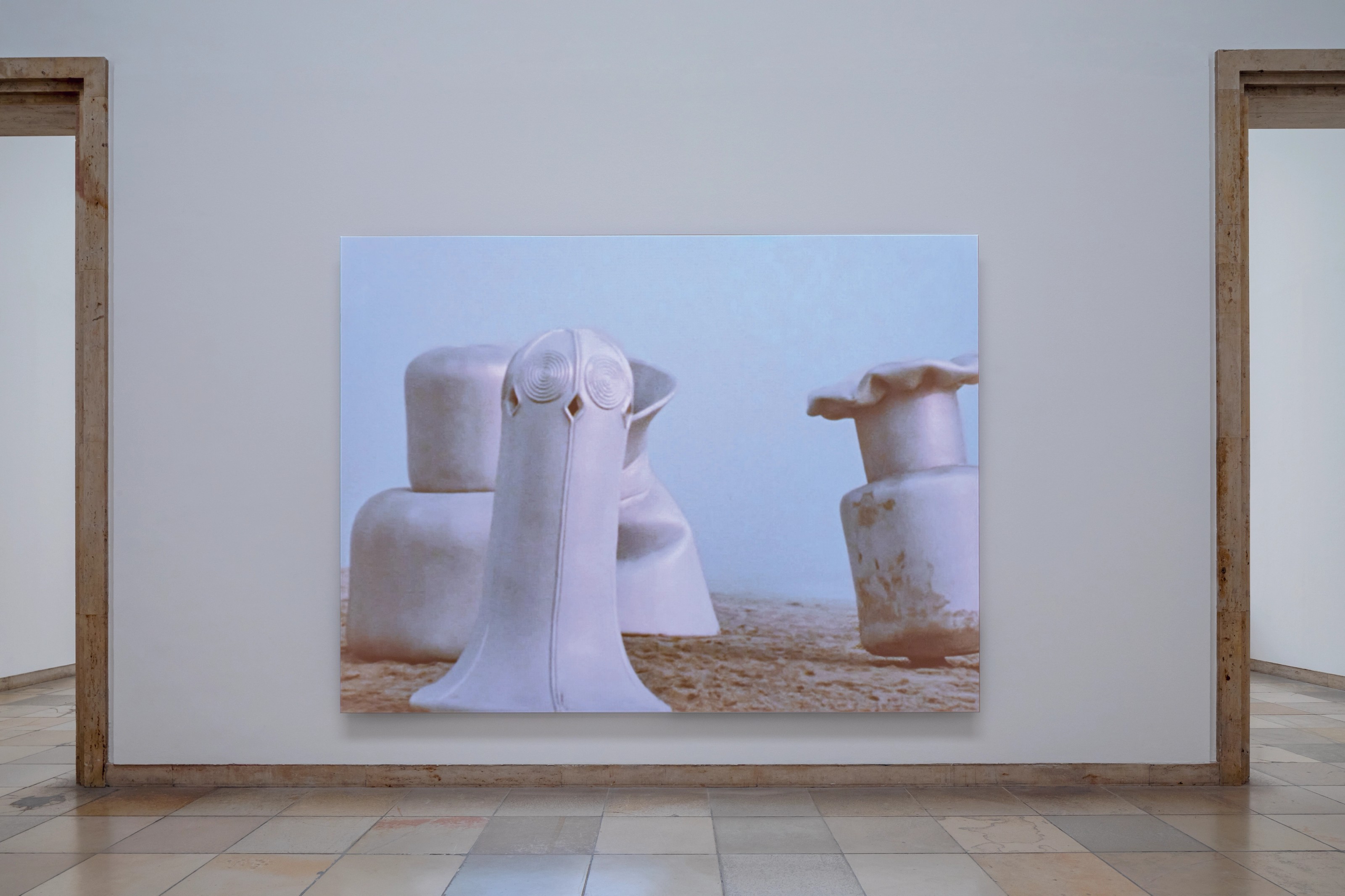 Installation view of Heidi Bucher at Haus Der Kunst