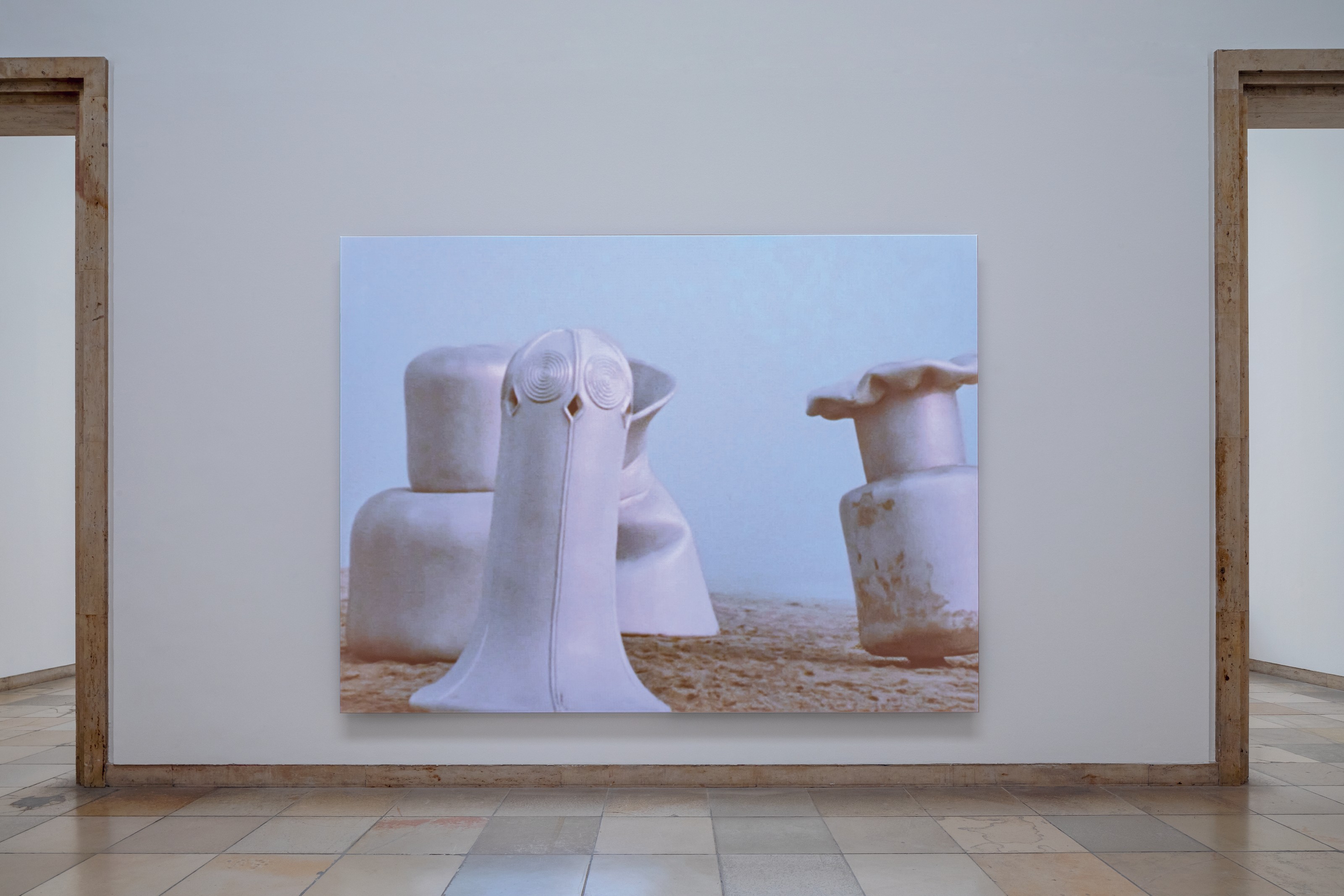 Installation view of Heidi Bucher at Haus Der Kunst