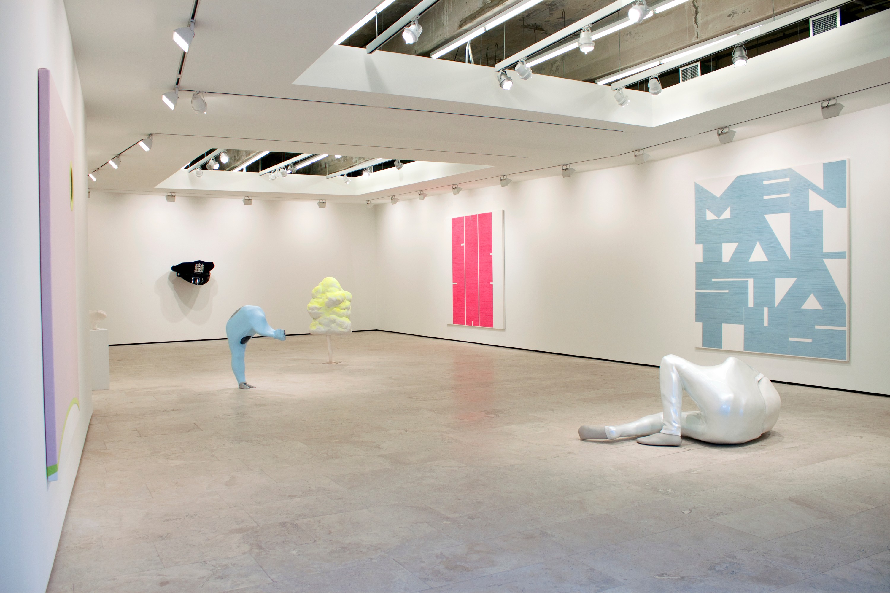 Installation view of gulp at Lehmann Maupin New York