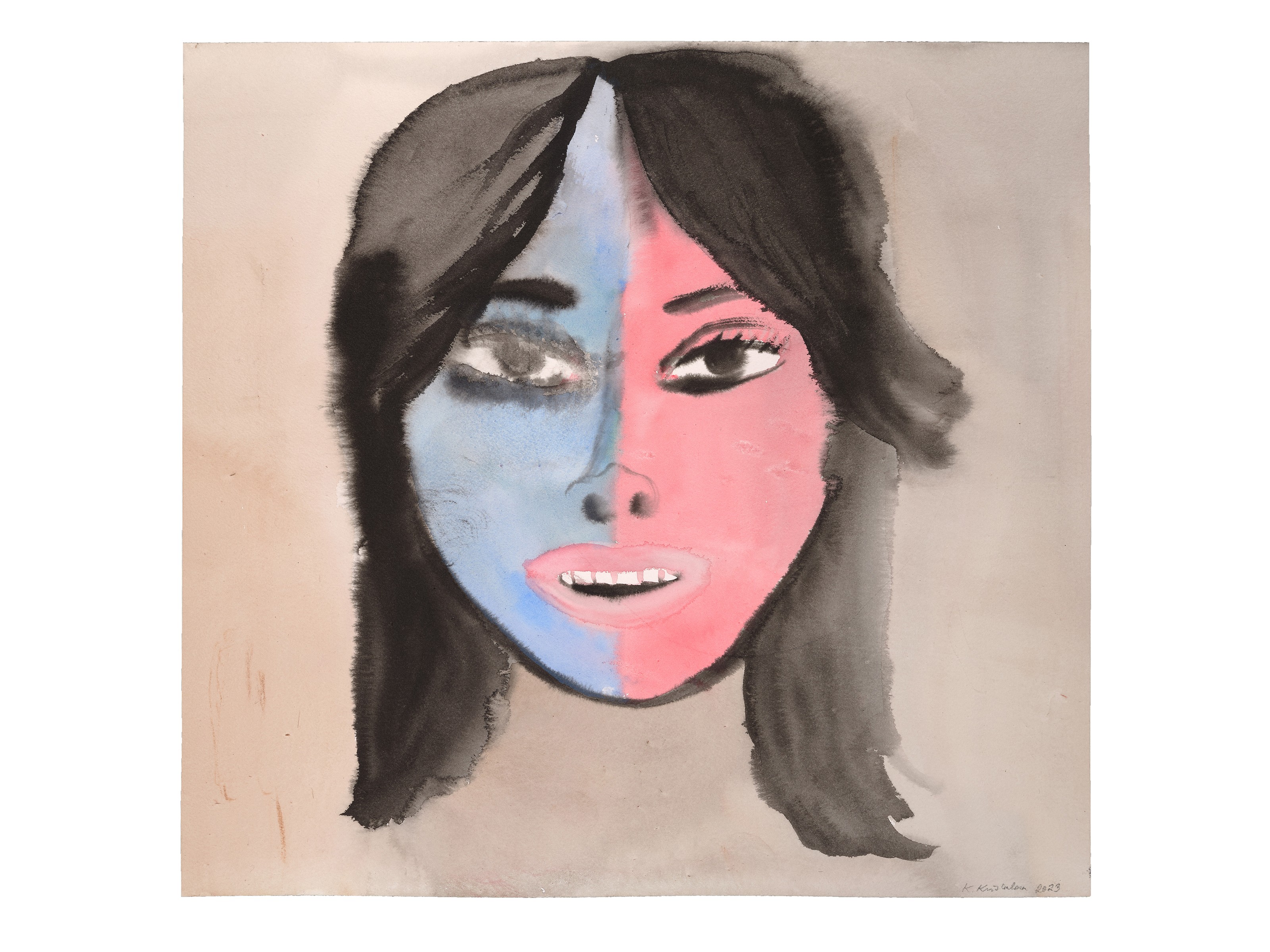 Work on paper by Klara Kristalova