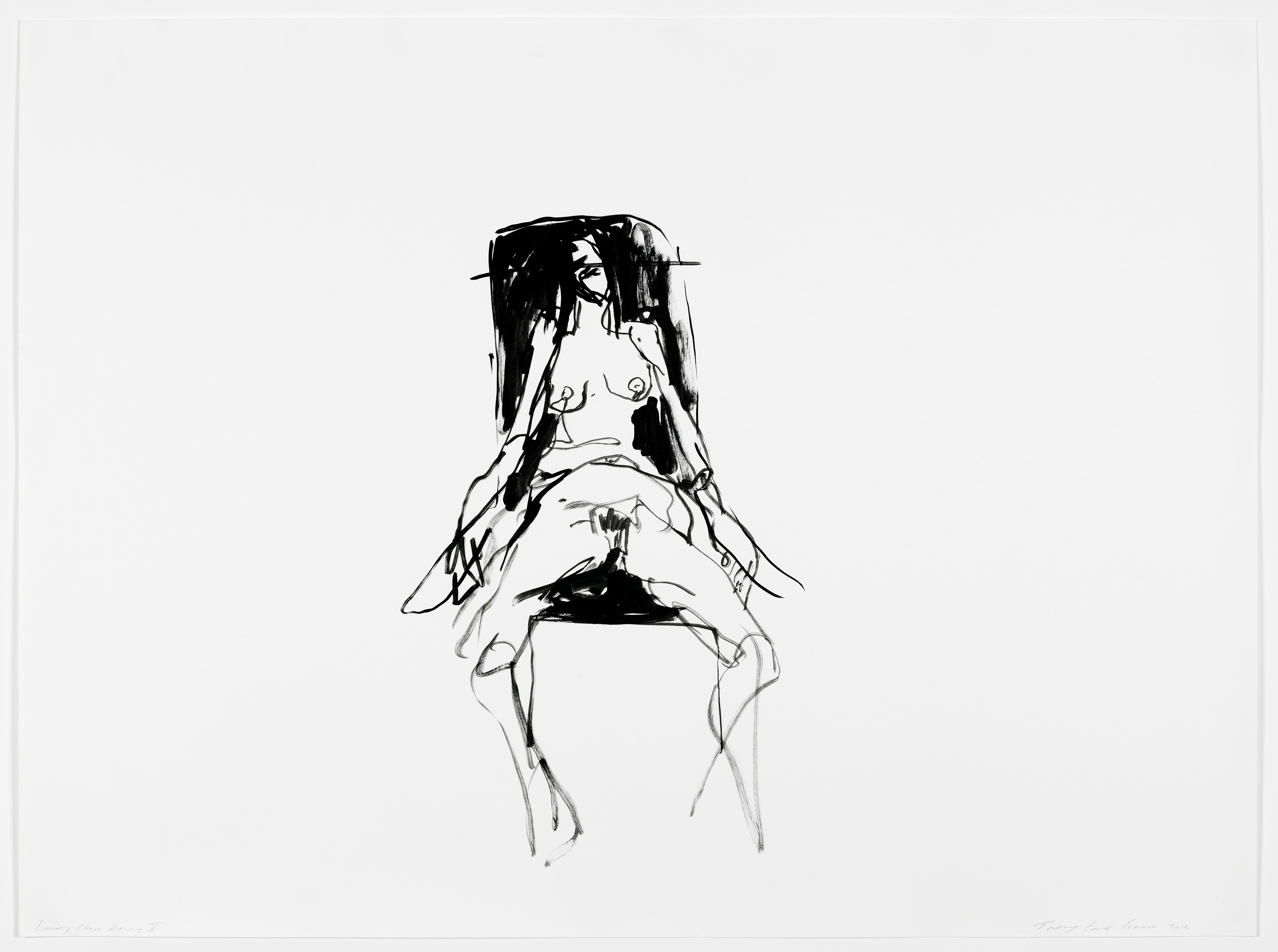 Drawing by Tracey Emin