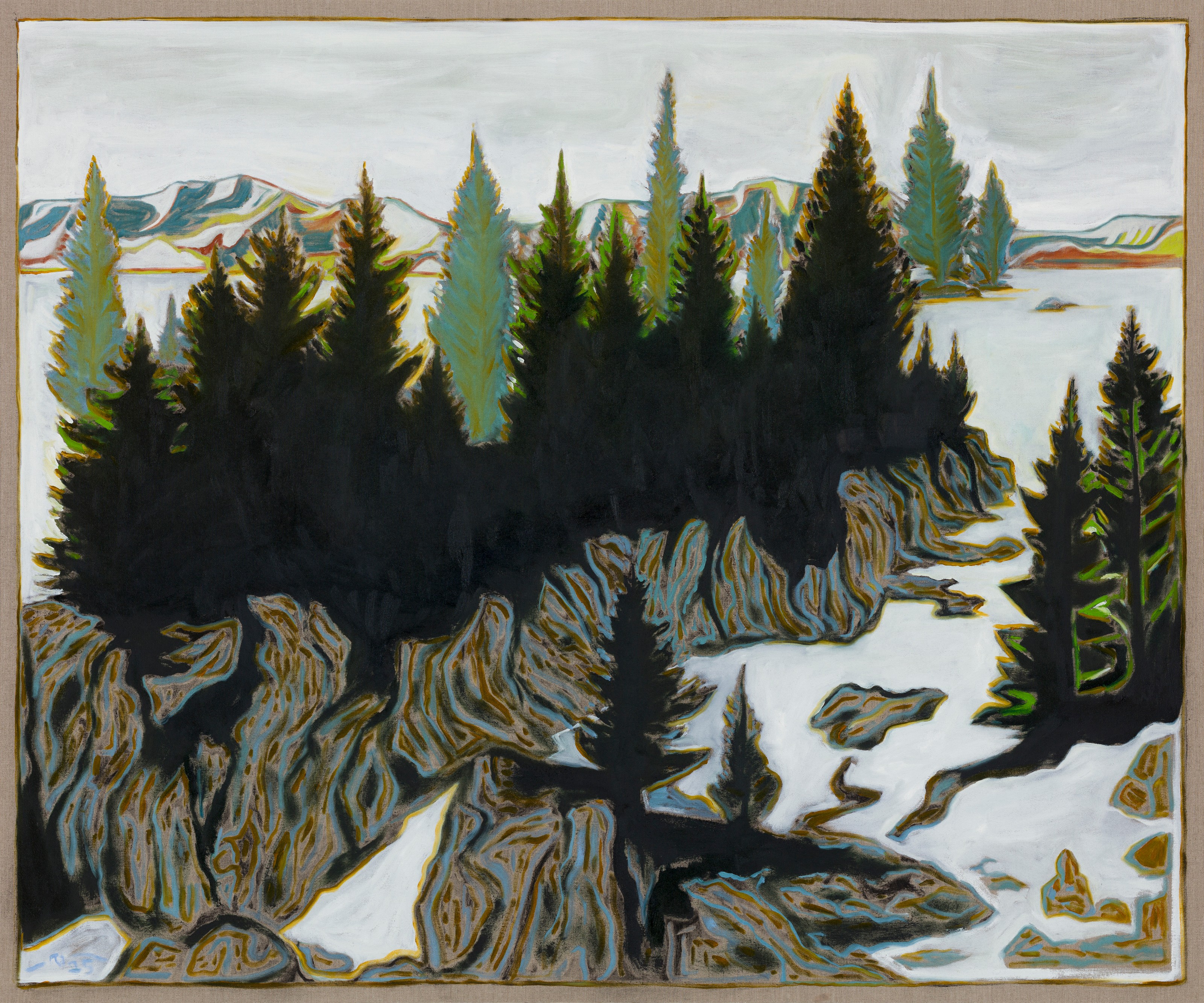 Painting by Billy Childish