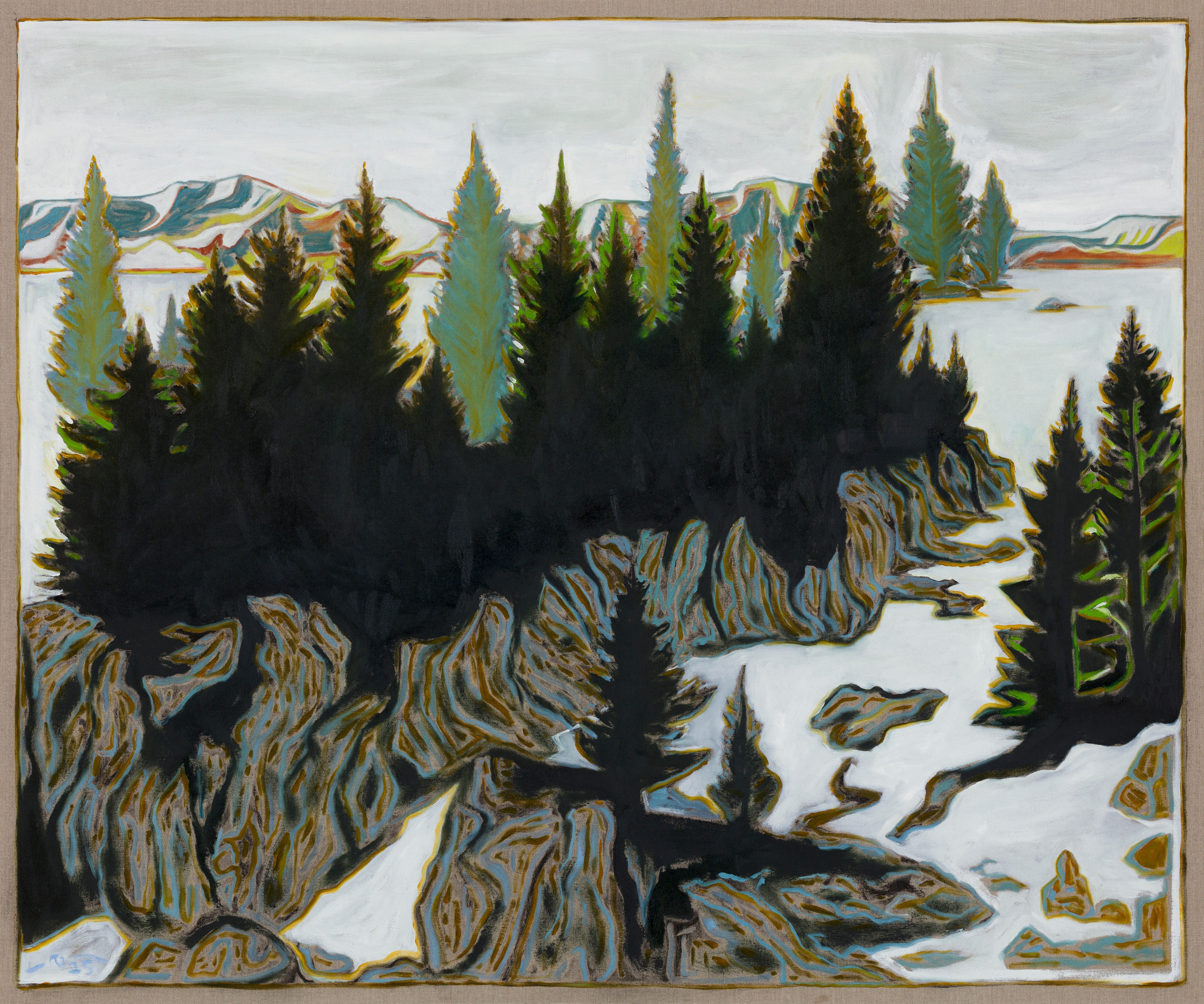 Painting by Billy Childish