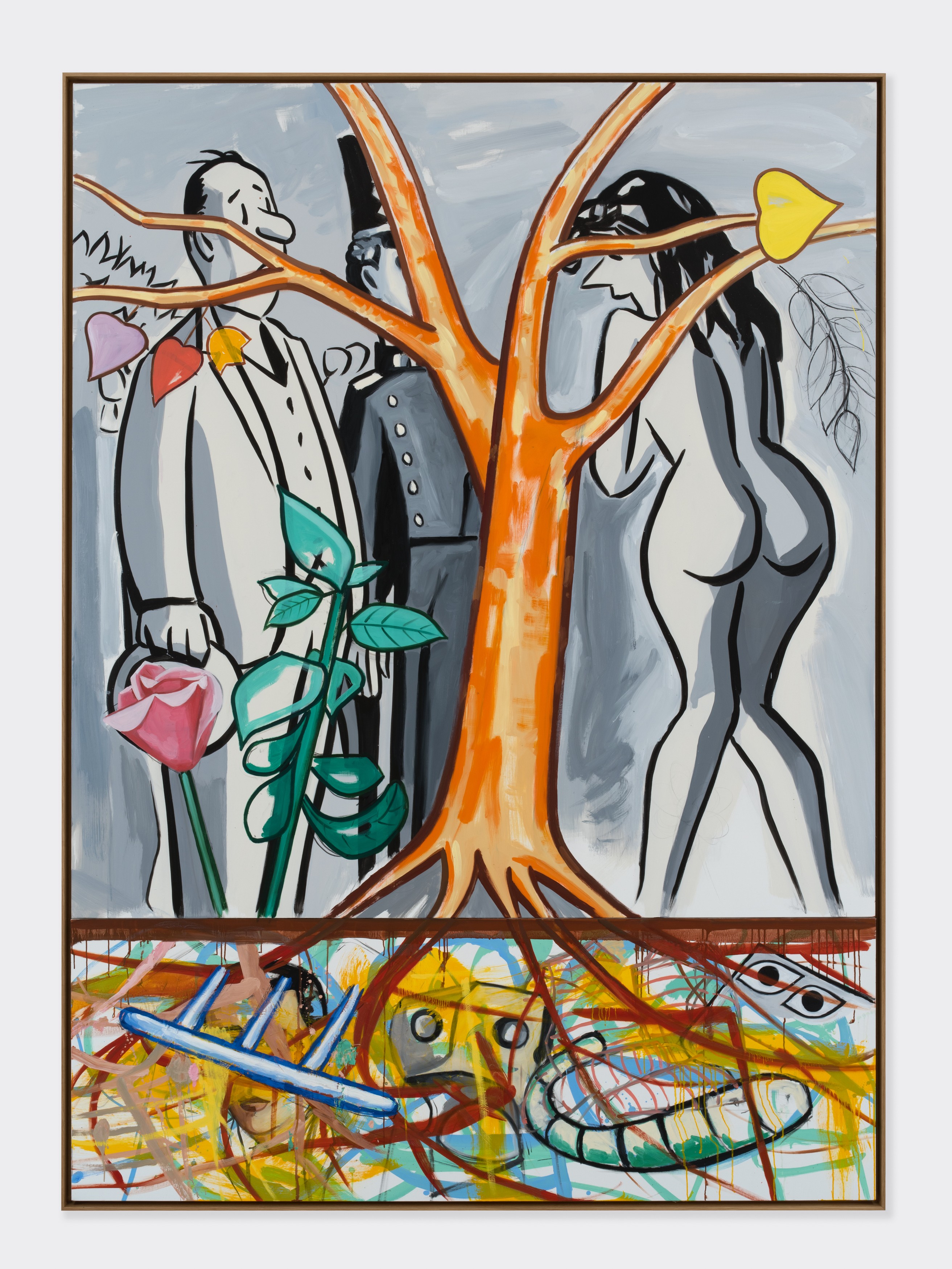 Painting by David Salle