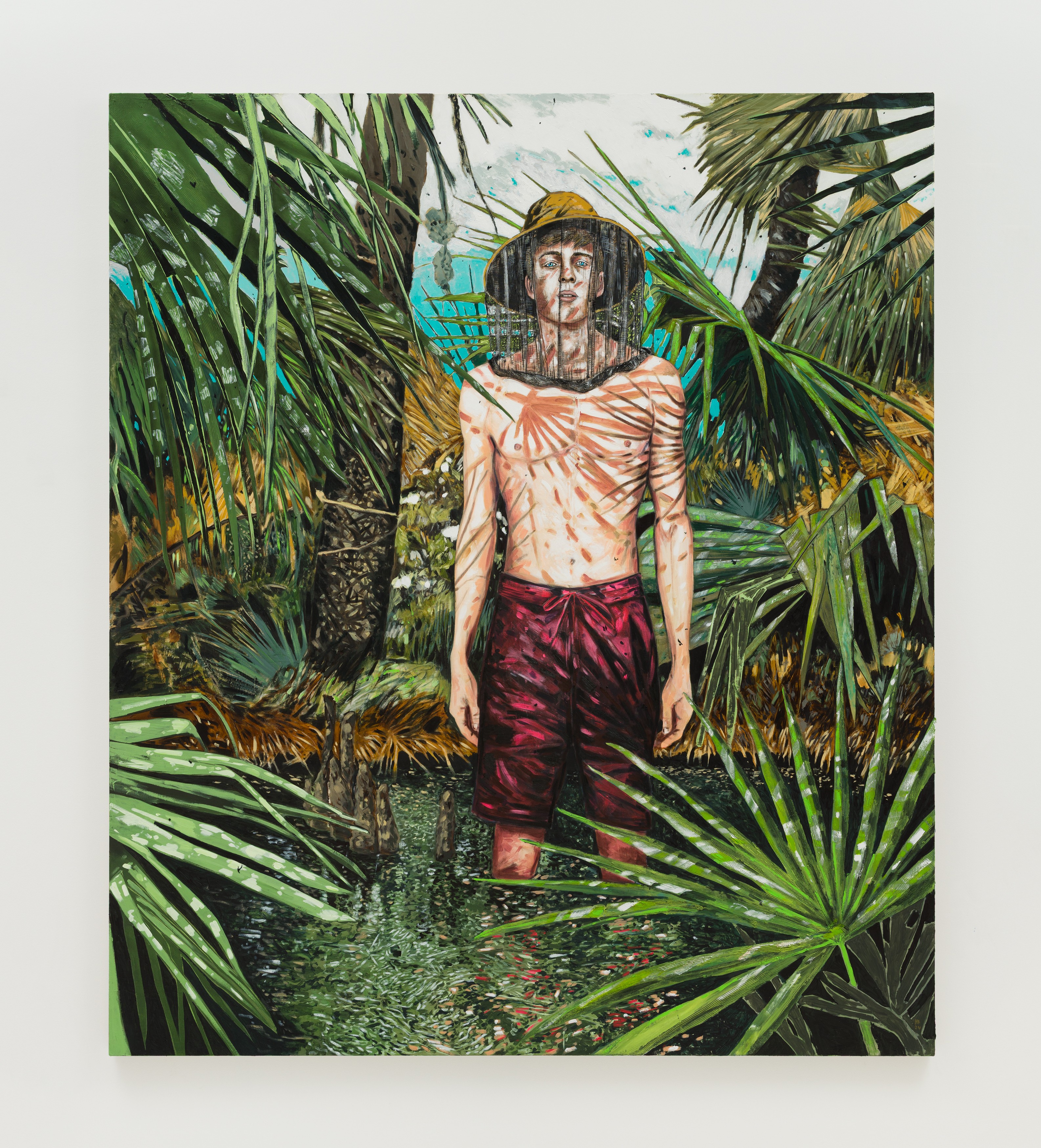 Painting by Hernan Bas