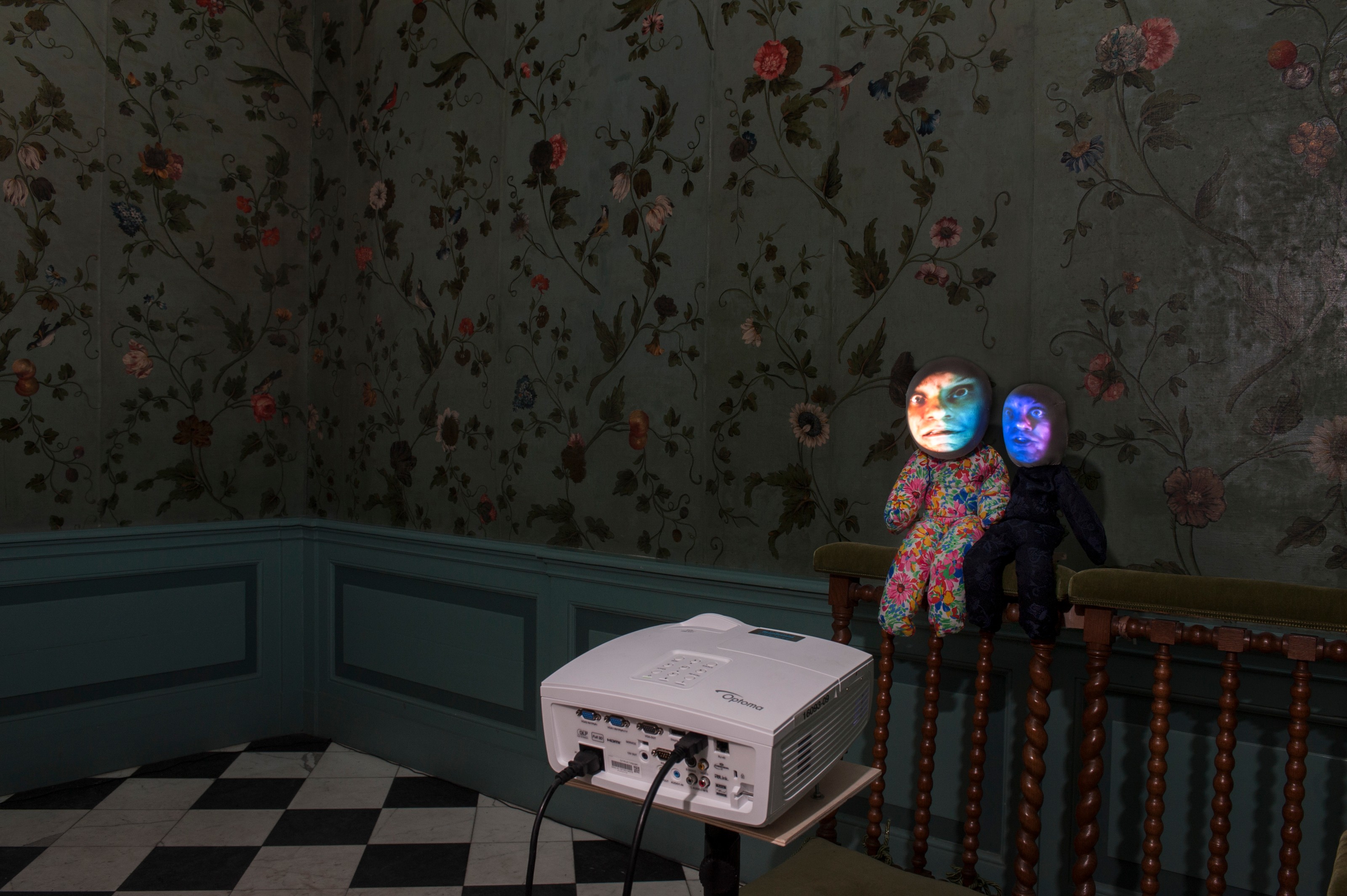Projection by Tony Oursler