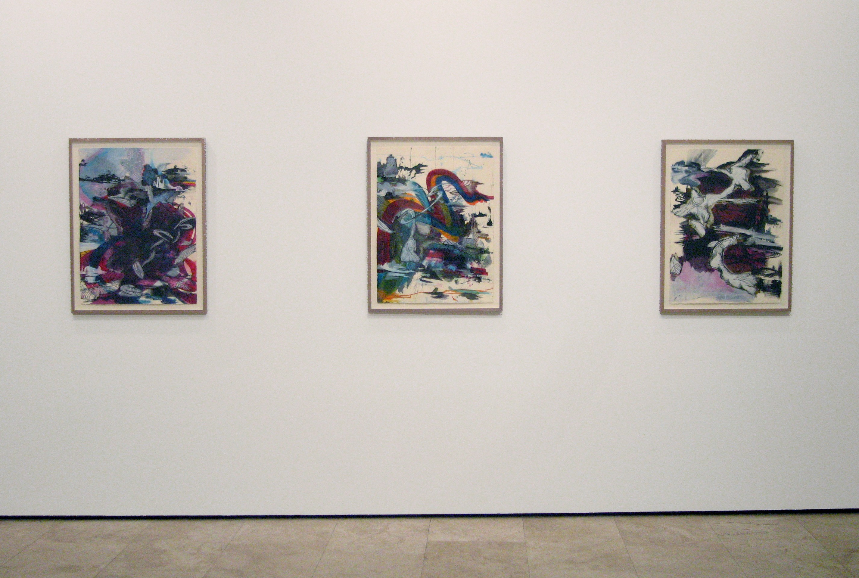 Installation view of Suling Wang at Lehmann Maupin New York