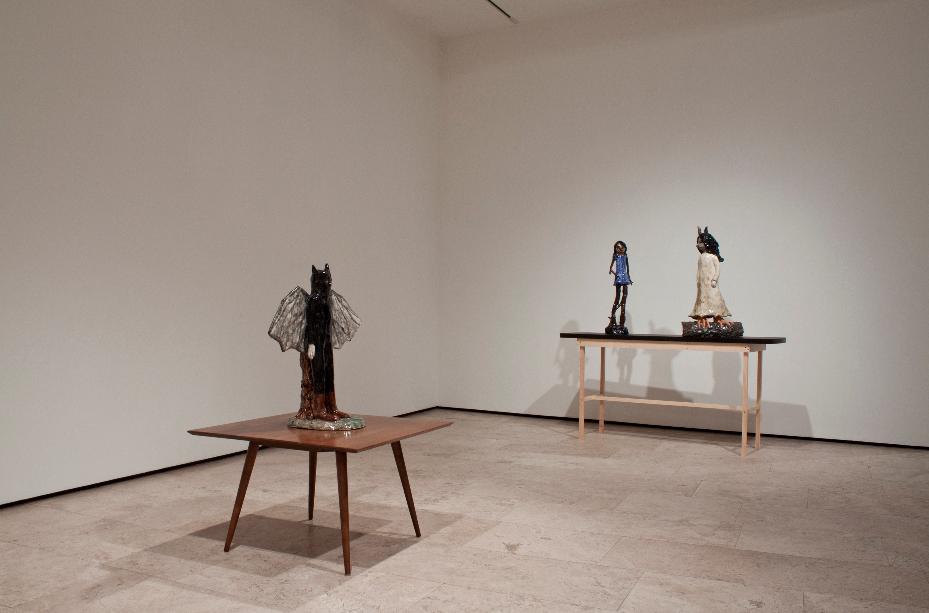 Installation view of Sounds of Dogs and Youth at Lehmann Maupin New York