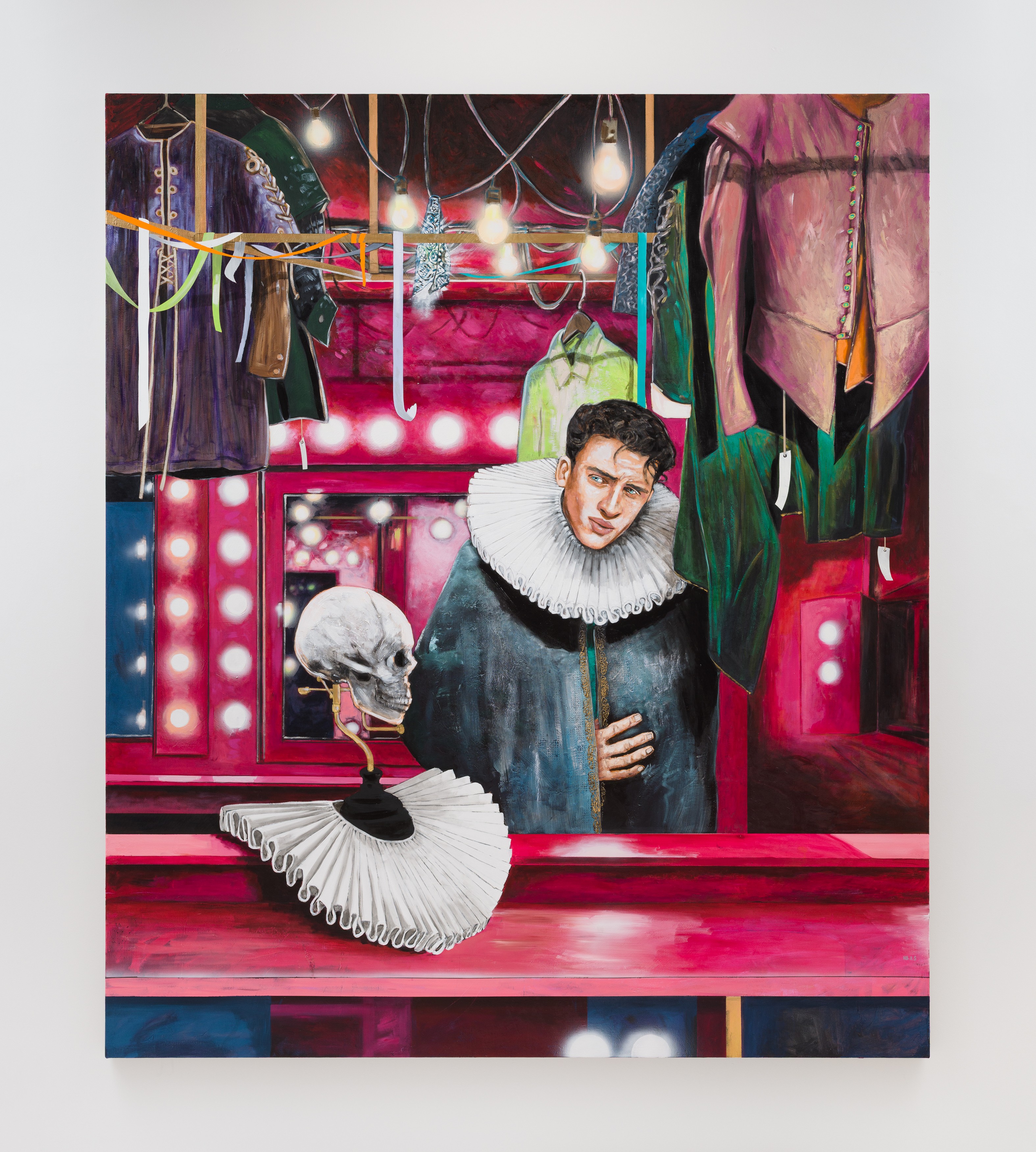 Painting by Hernan Bas