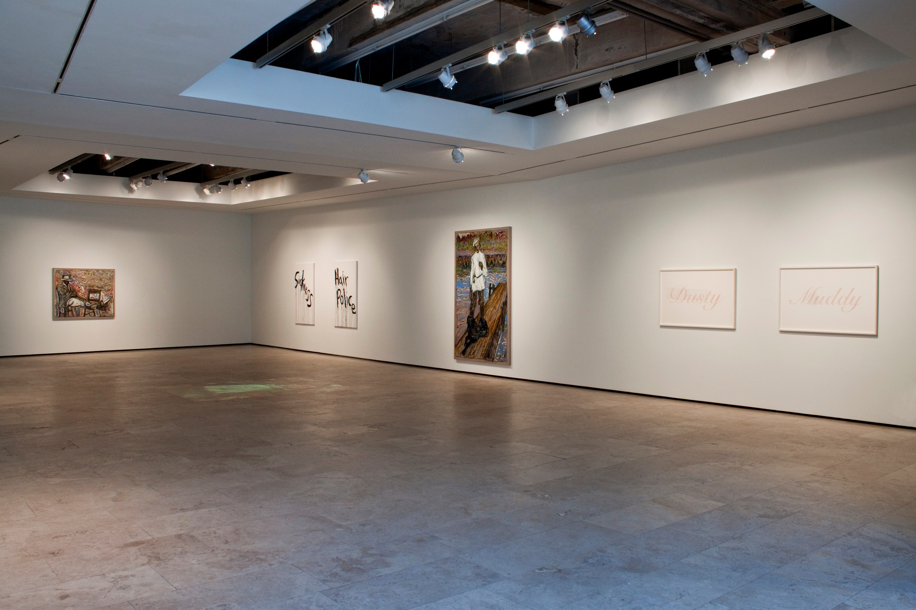 Installation view of On Shuffle at Lehmann Maupin New York