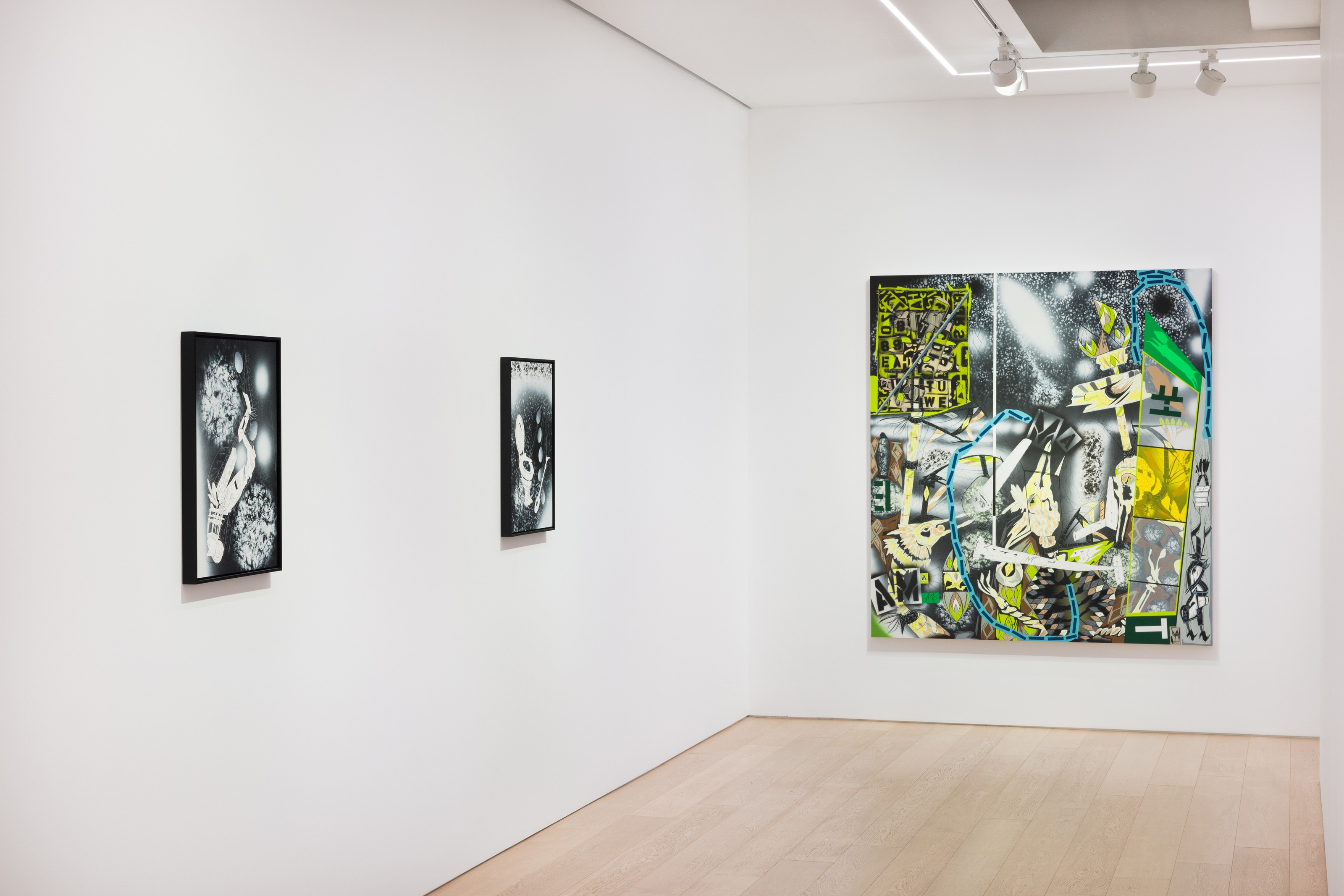 Installation view of Lari Pittman at Lehmann Maupin Seoul