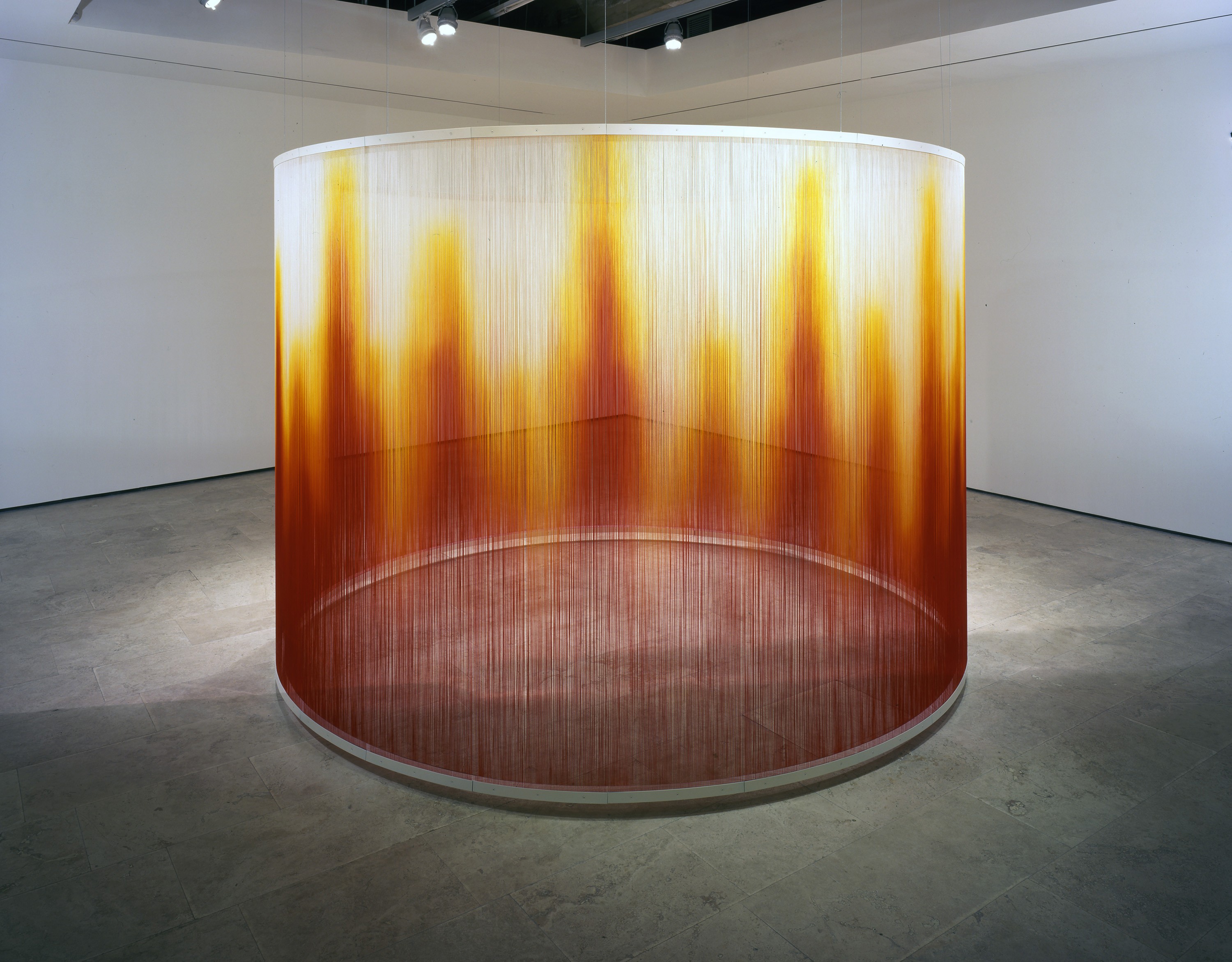 Installation view of Teresita Fernández at Lehmann Maupin New York