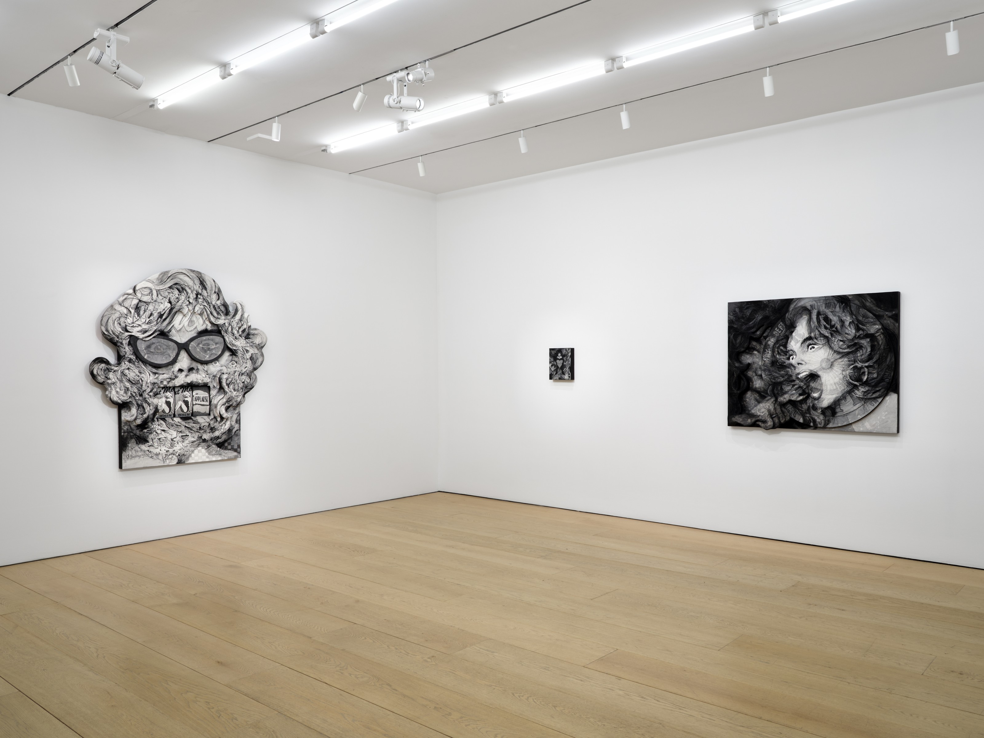 Installation view of House Rules at Lehmann Maupin New York