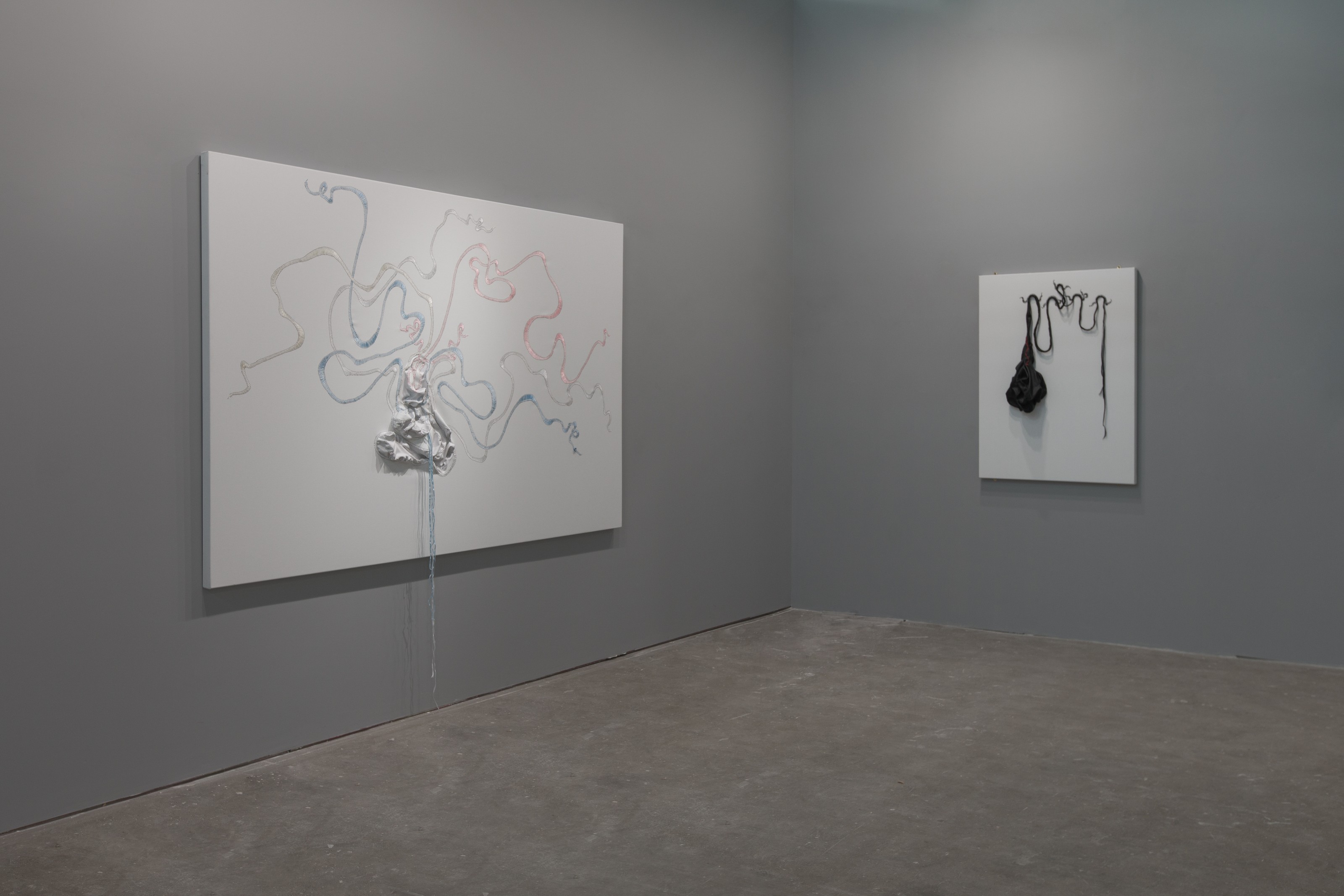 Installation view of Lehmann Maupin, Booth A122 at West Bund Art & Design Fair