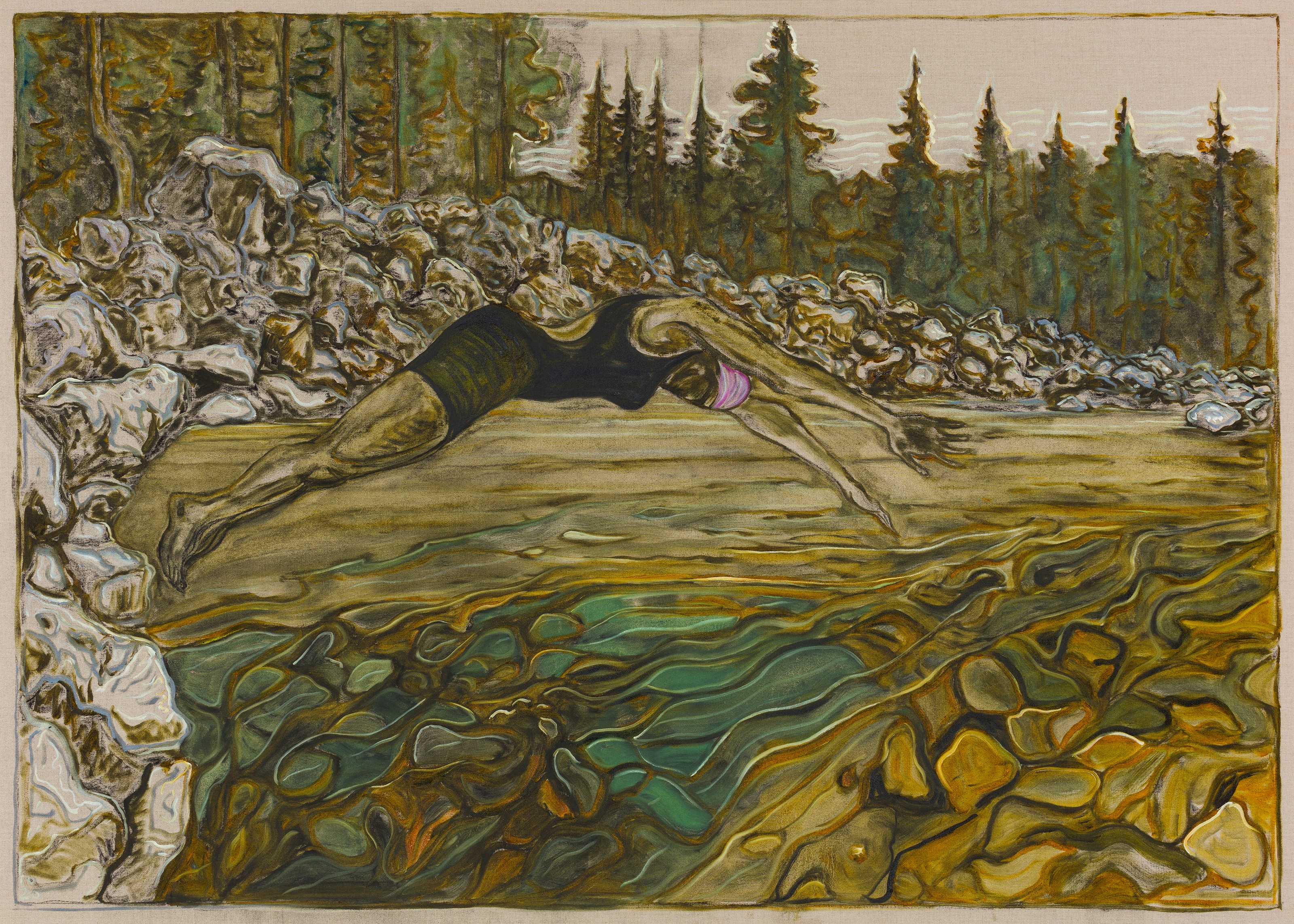 Painting by Billy Childish