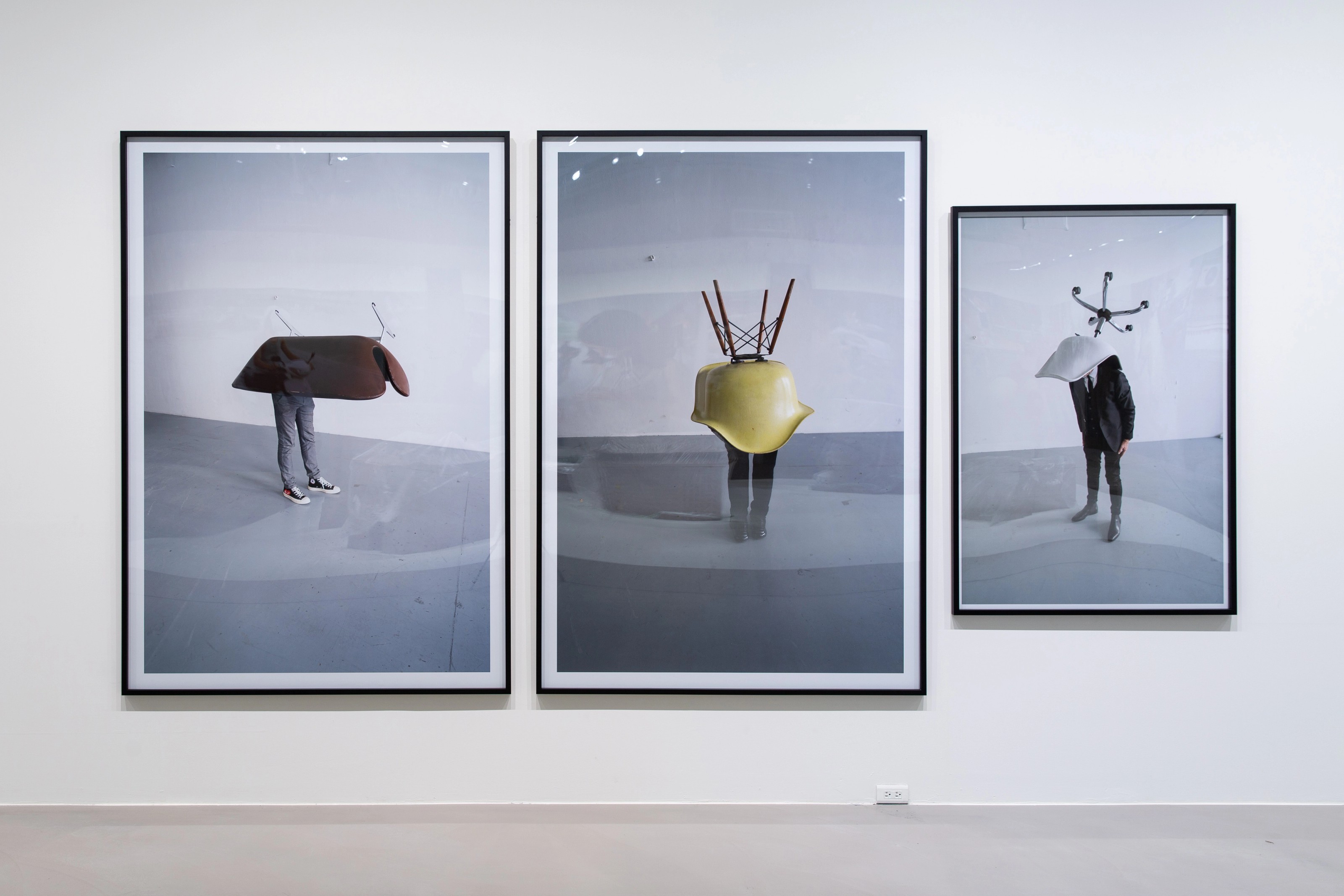 Installation view of Erwin Wurm at Taipei Fine Arts Museum