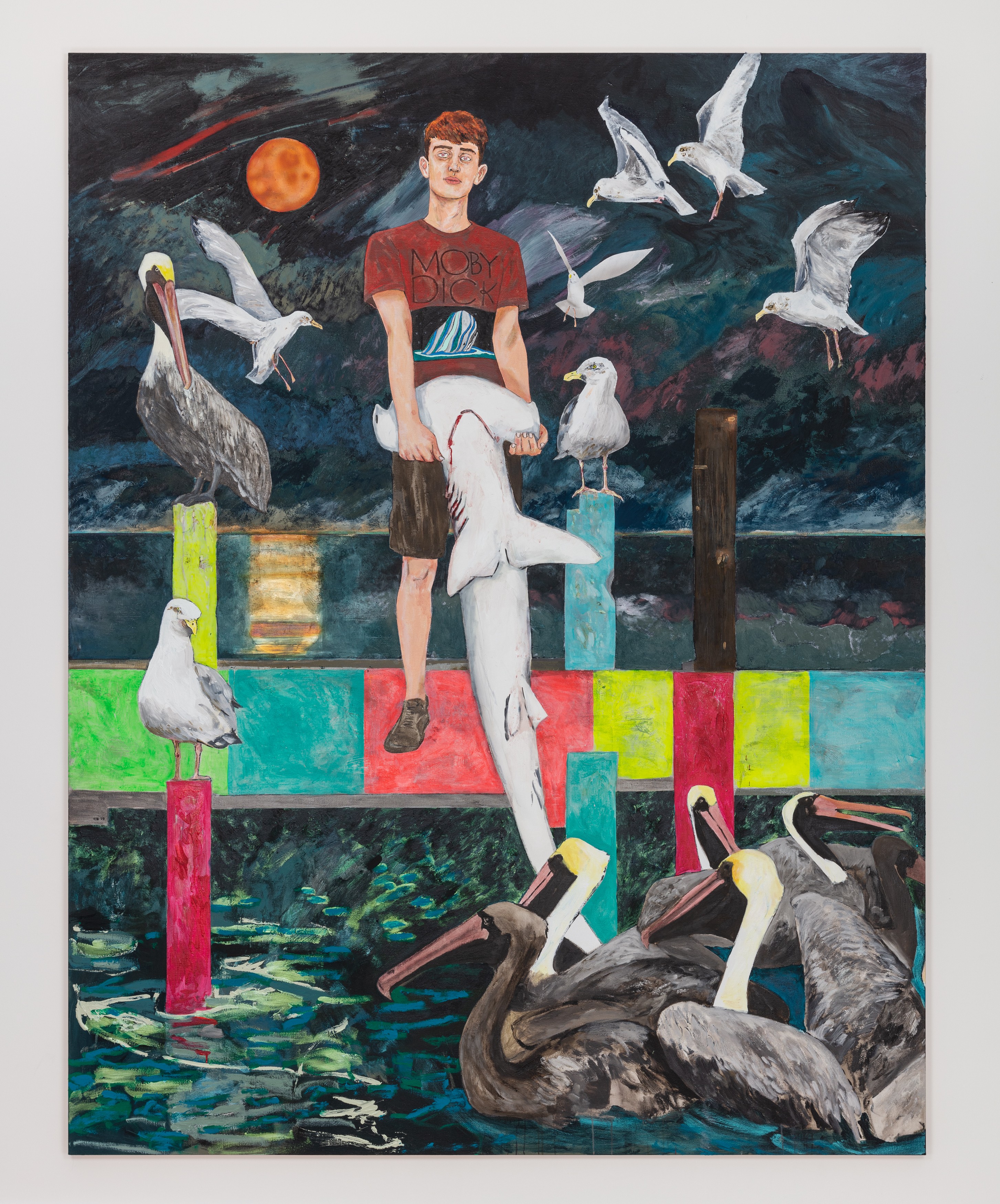 Painting by Hernan Bas