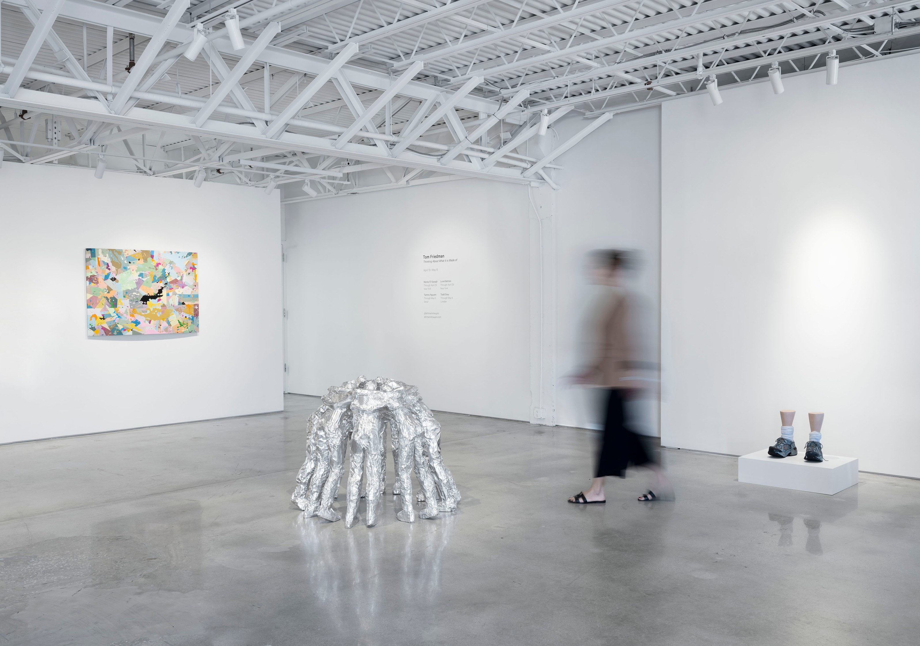 Installation view of Tom Friedman at Lehmann Maupin Palm Beach
